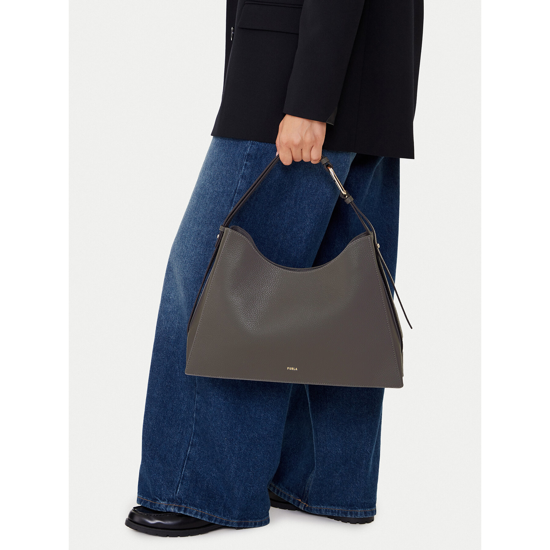 Borsetta Furla Nuvola L Hobo WB01246 HSF000 CN 4283S 1007 Grigio