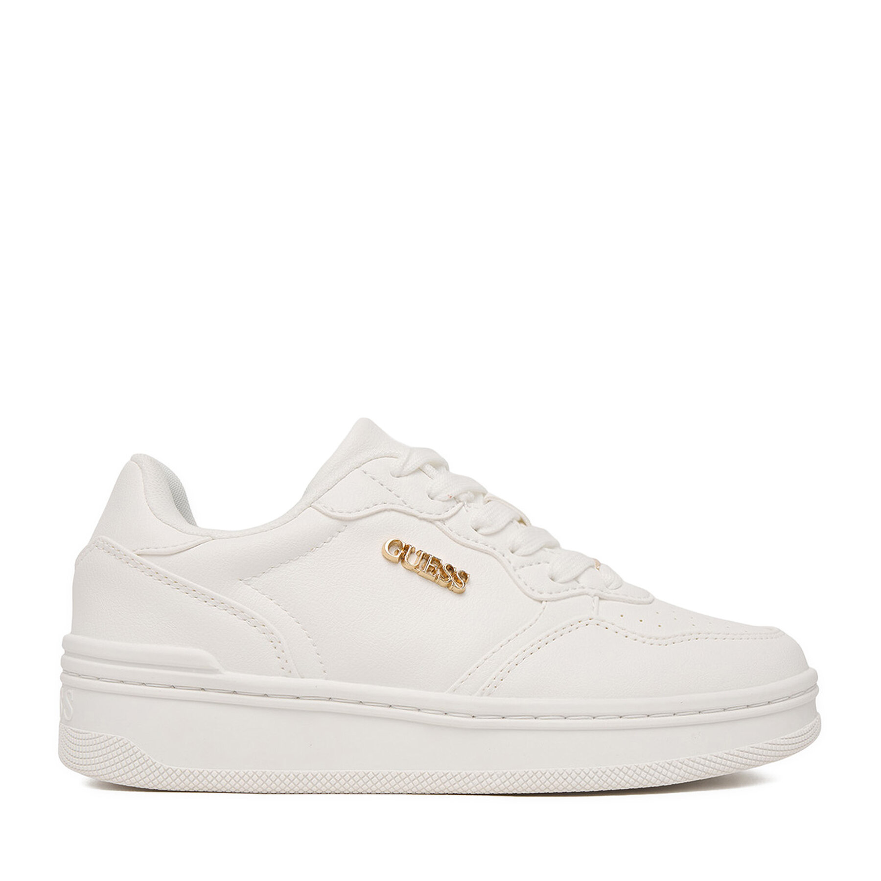 Sneakersy Guess CEO-WEGG211W2026 Biela