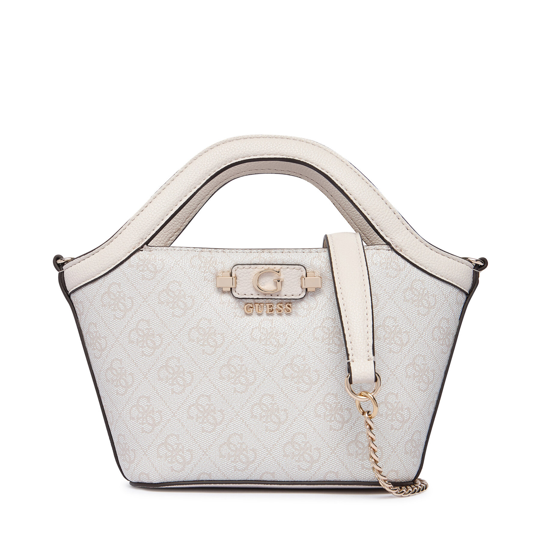Τσάντα Guess Lindsey Mini HWSG97 49750 Κρεμ