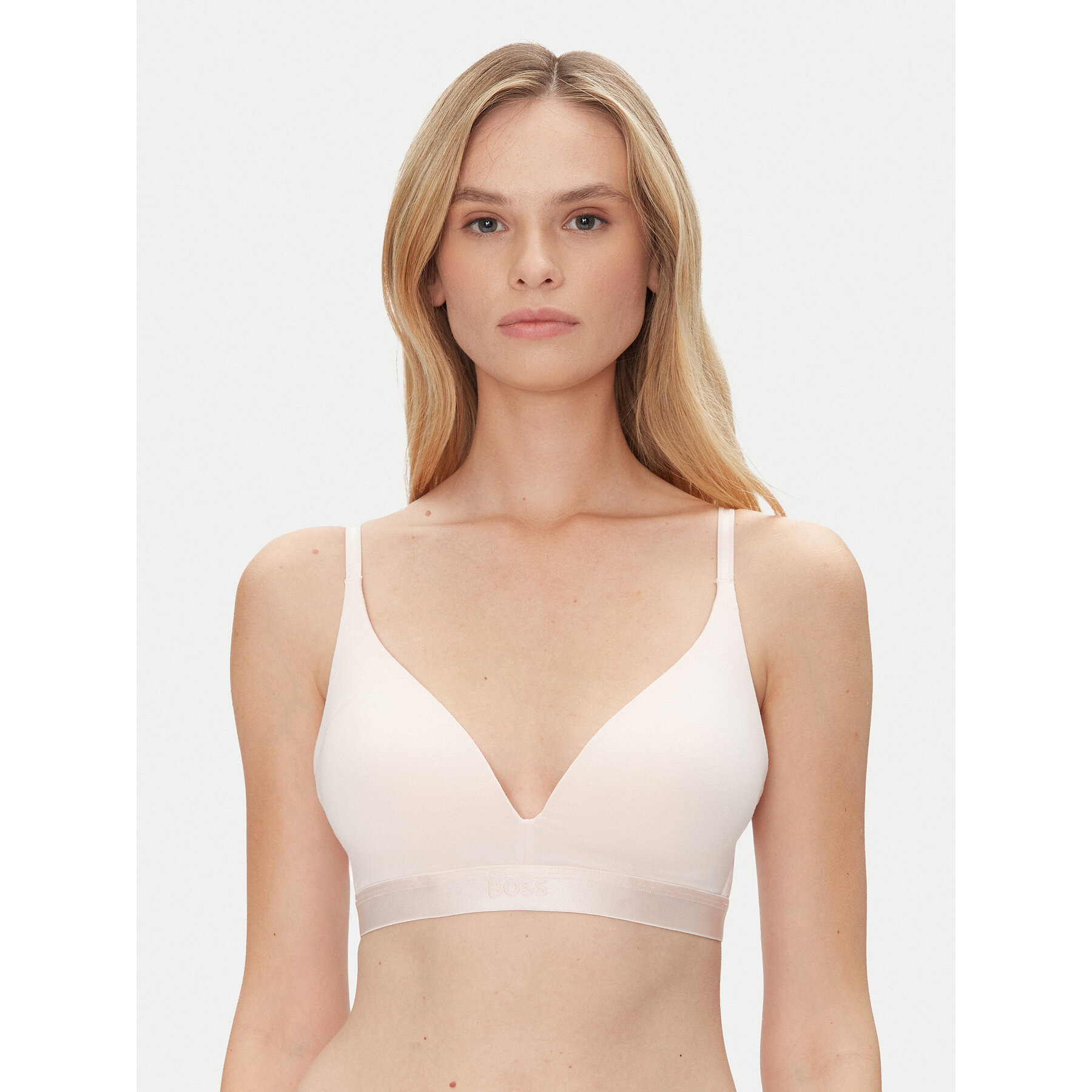 BOSS Bralette melltartó 50535250 Rózsaszín