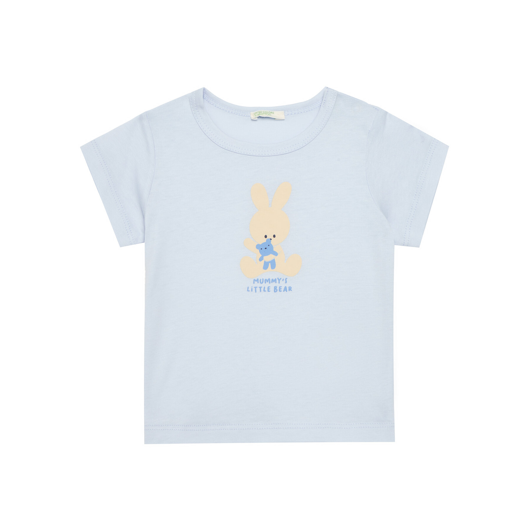 United Colors Of Benetton T-Shirt 3I1XA1067 Μπλε Regular Fit