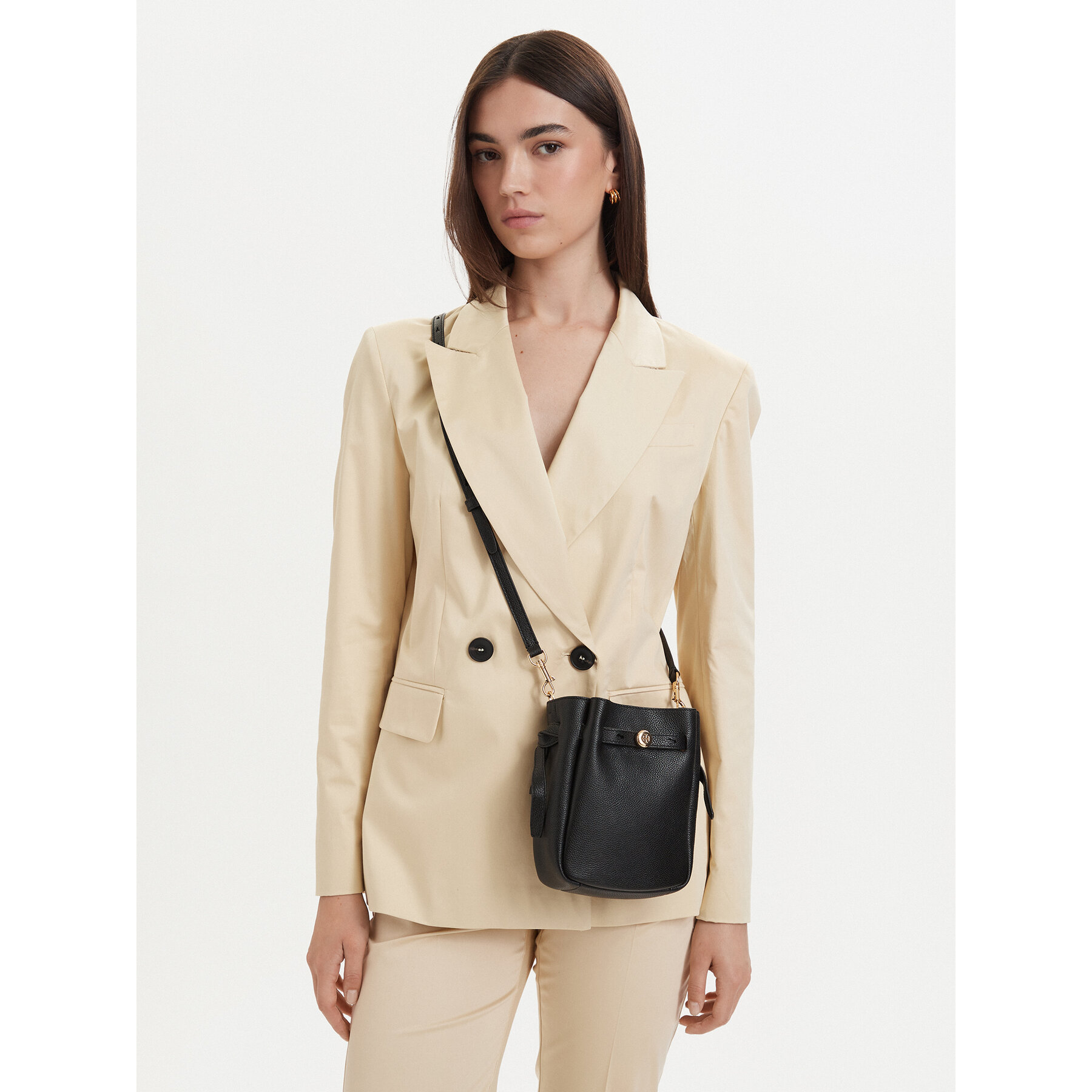 Τσάντα Tory Burch Romy Small 171002 Μαύρο