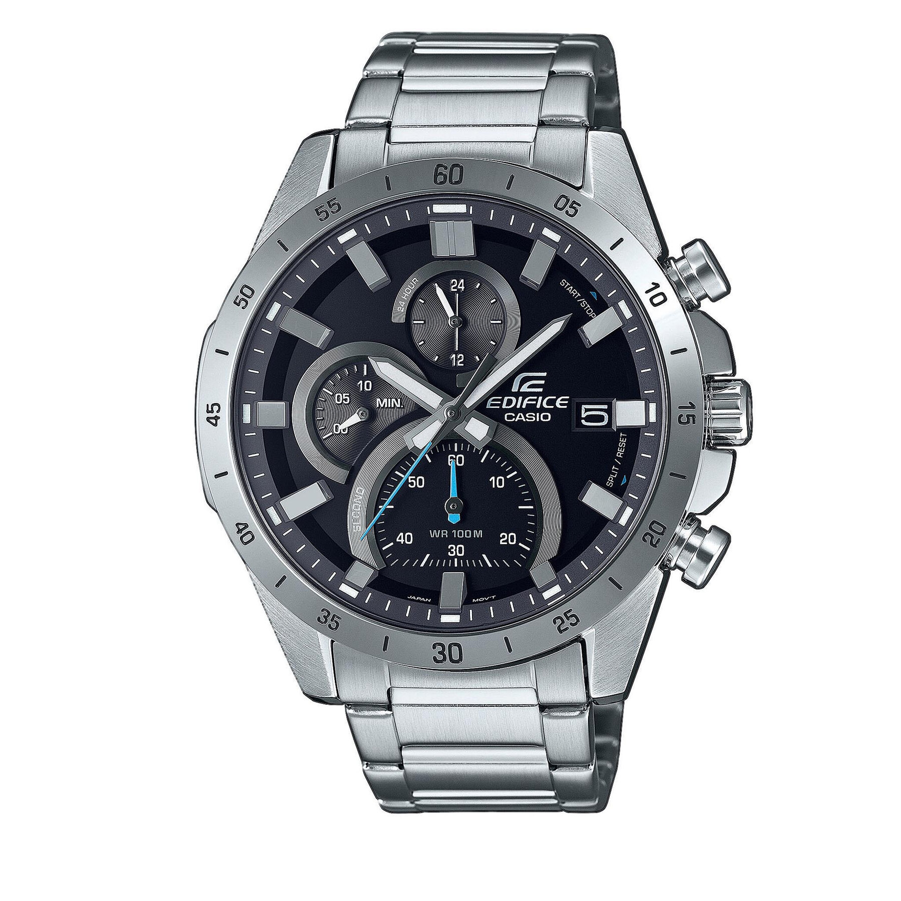 

Годинник Casio Edifice EFR-571D-1AVUEF Silver/Black, Срібний