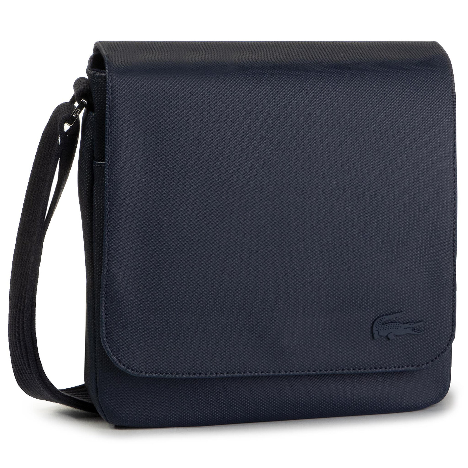 Geantă crossover Lacoste Flap Crossover Bag NH2341HC Peacoat 021 021 imagine 2022 reducere