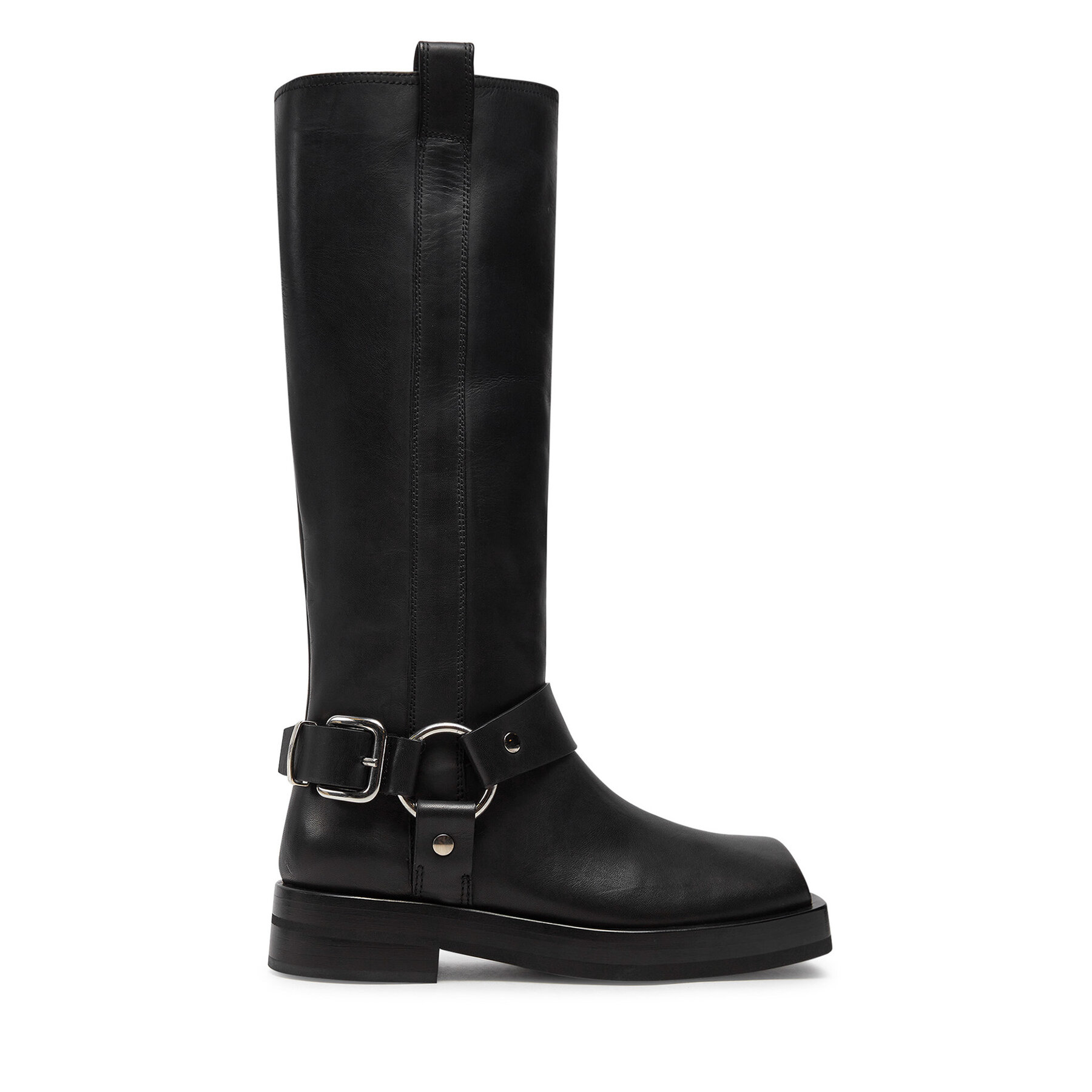 Botas altas AGL Rina Biker D774505PGDESER0000 Negro