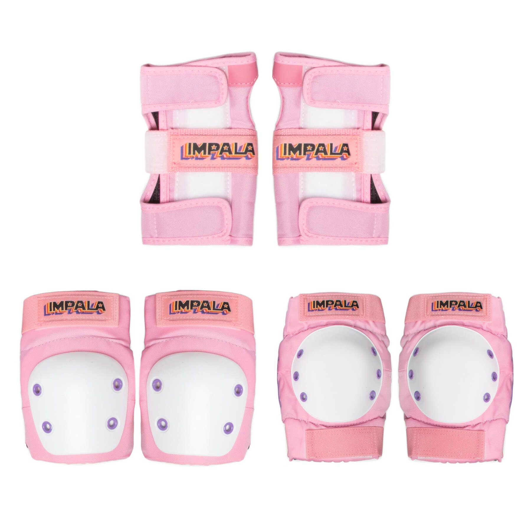 Set de protección para patinar Impala Adult Protective Pack Rosa