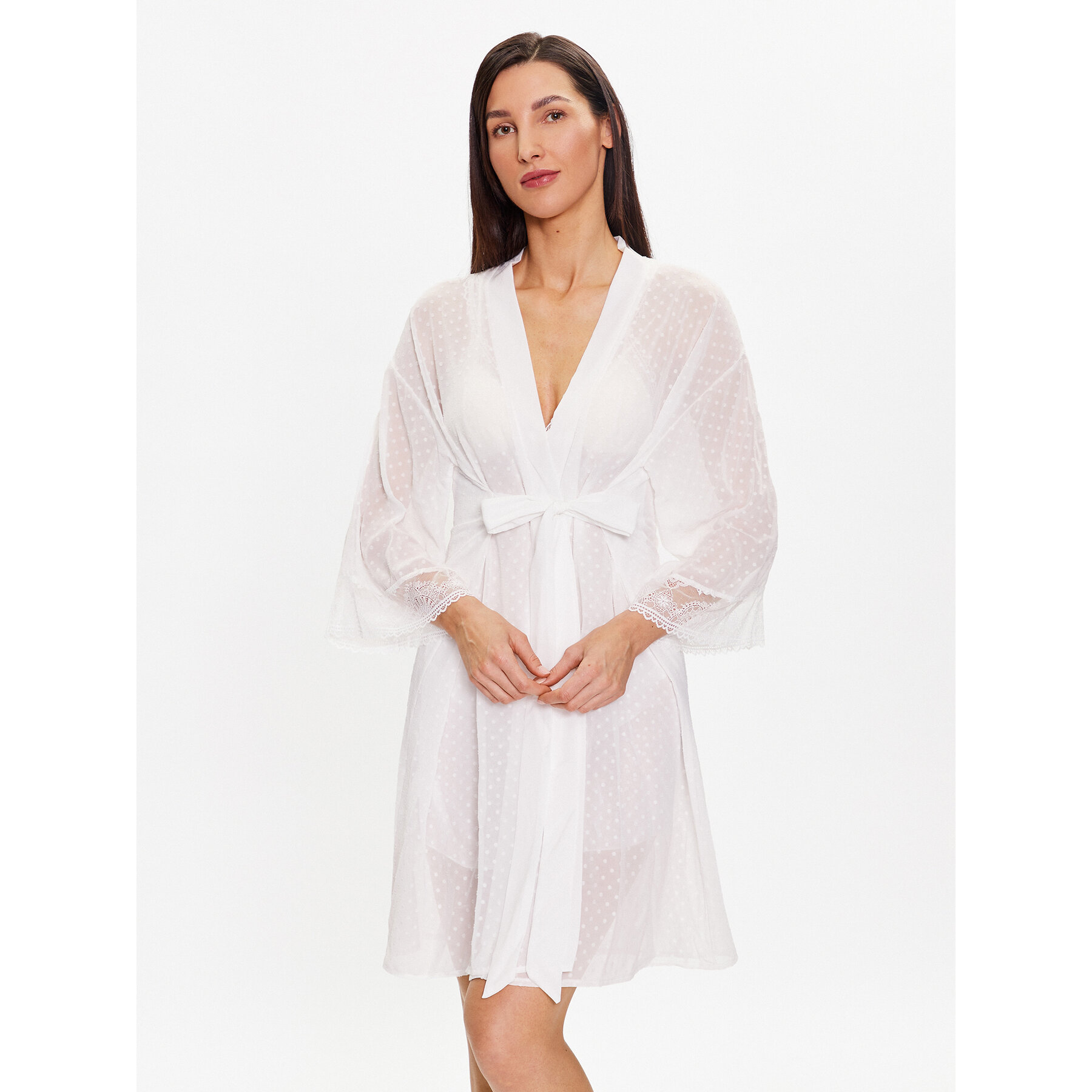 Selmark Accappatoio Penelope 31071 Bianco Regular Fit