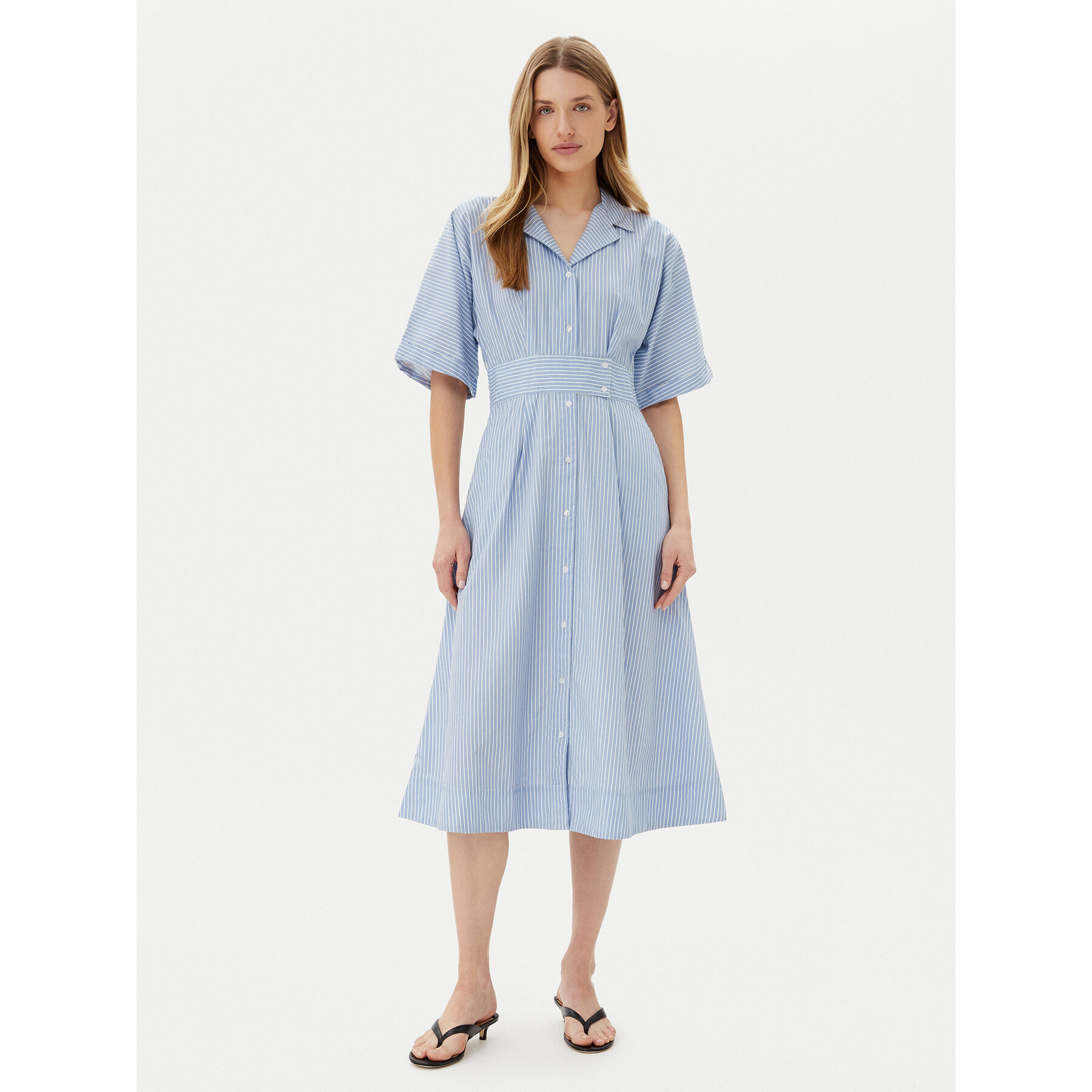 YAS Hemdkleid Astor 26037276 Blau Regular Fit