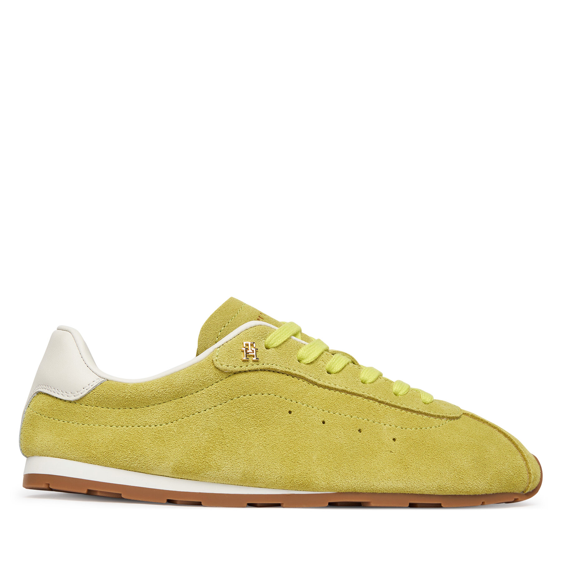 Сникърси Tommy Hilfiger Th Bella Low Runner Suede FW0FW09189 Зелен