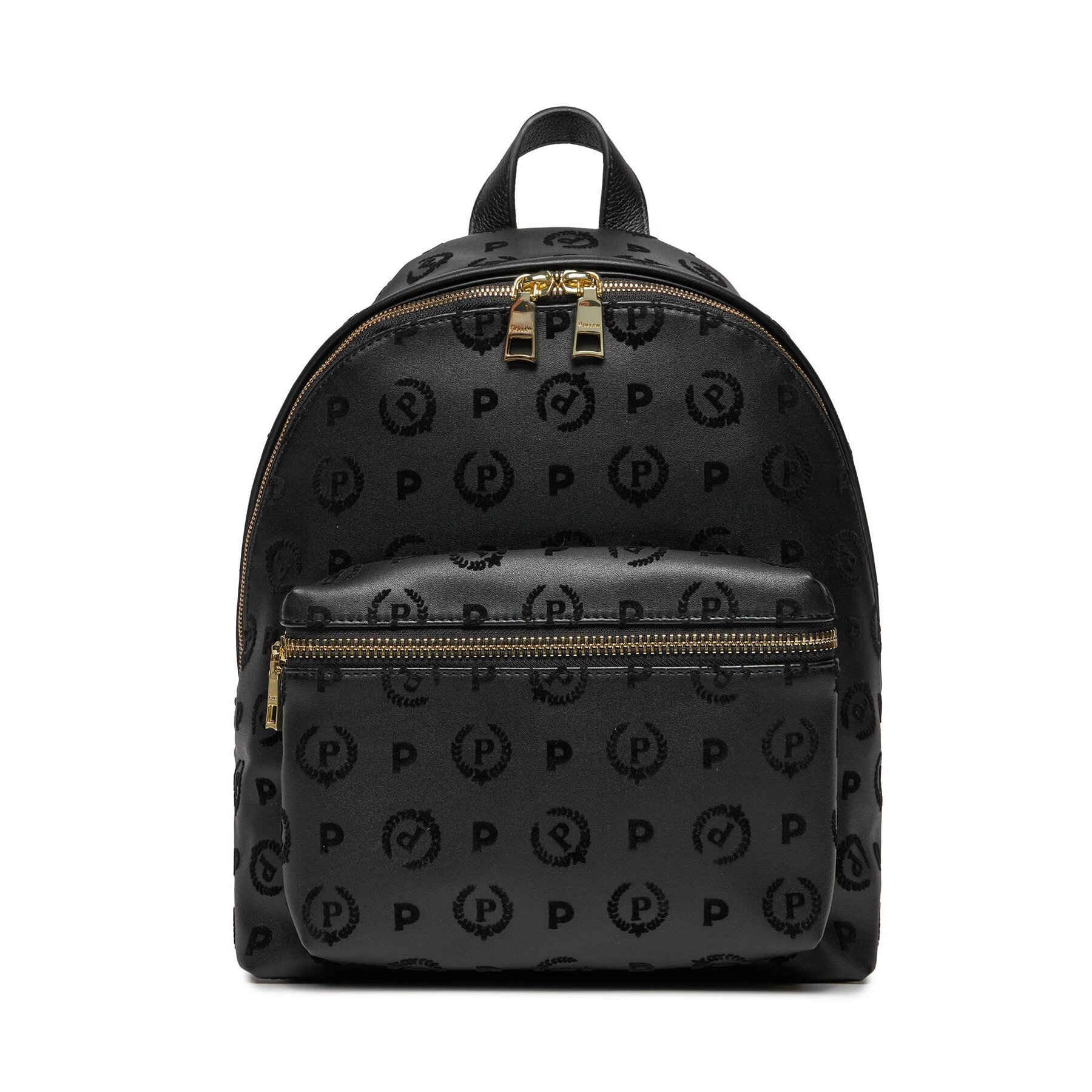 Mochila Pollini Heritage Flock TE8412PP03Q2900A Negro