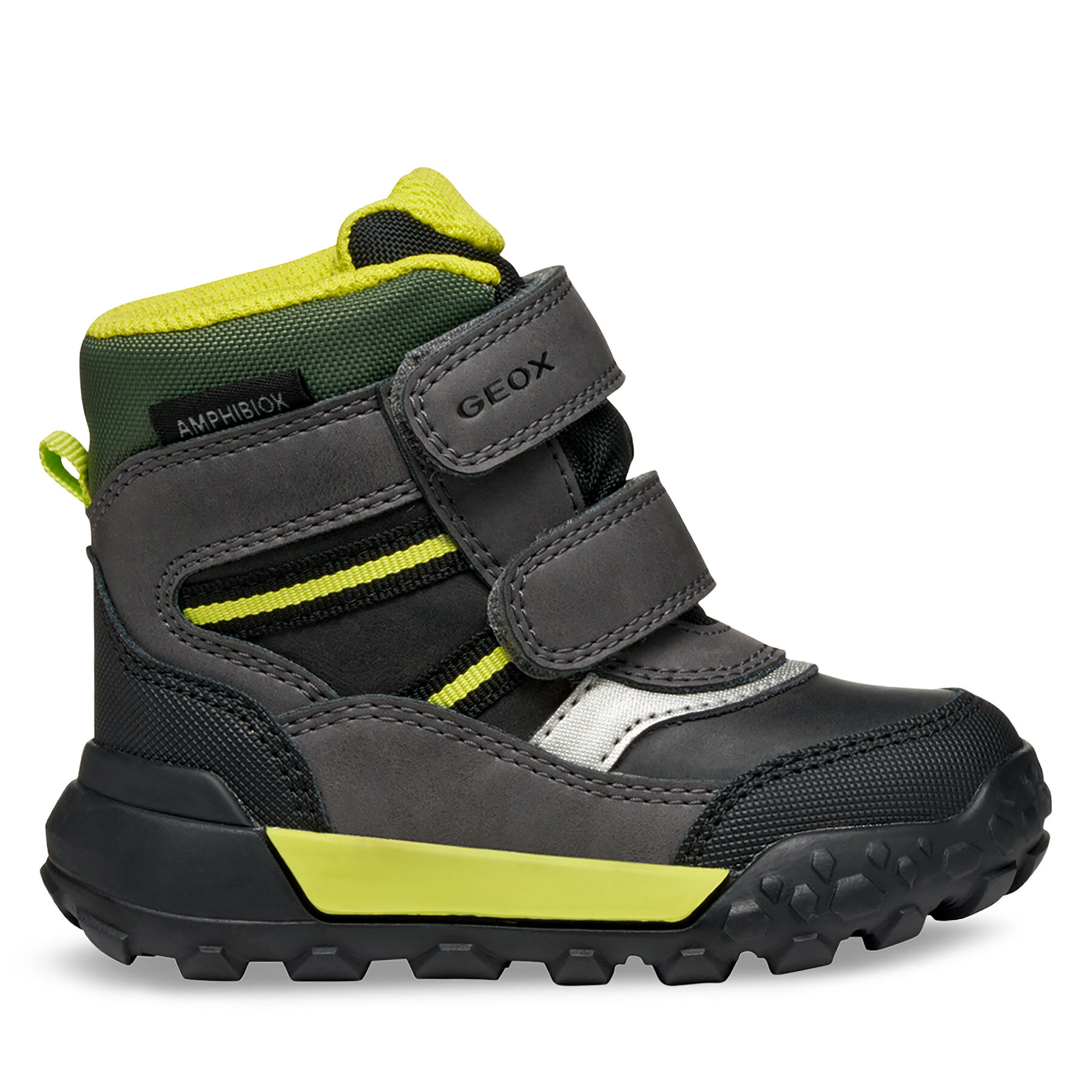 Čizme za snijeg Geox B Trekkyup Boy B Abx B566LD 0MEBC C9299 M Crna