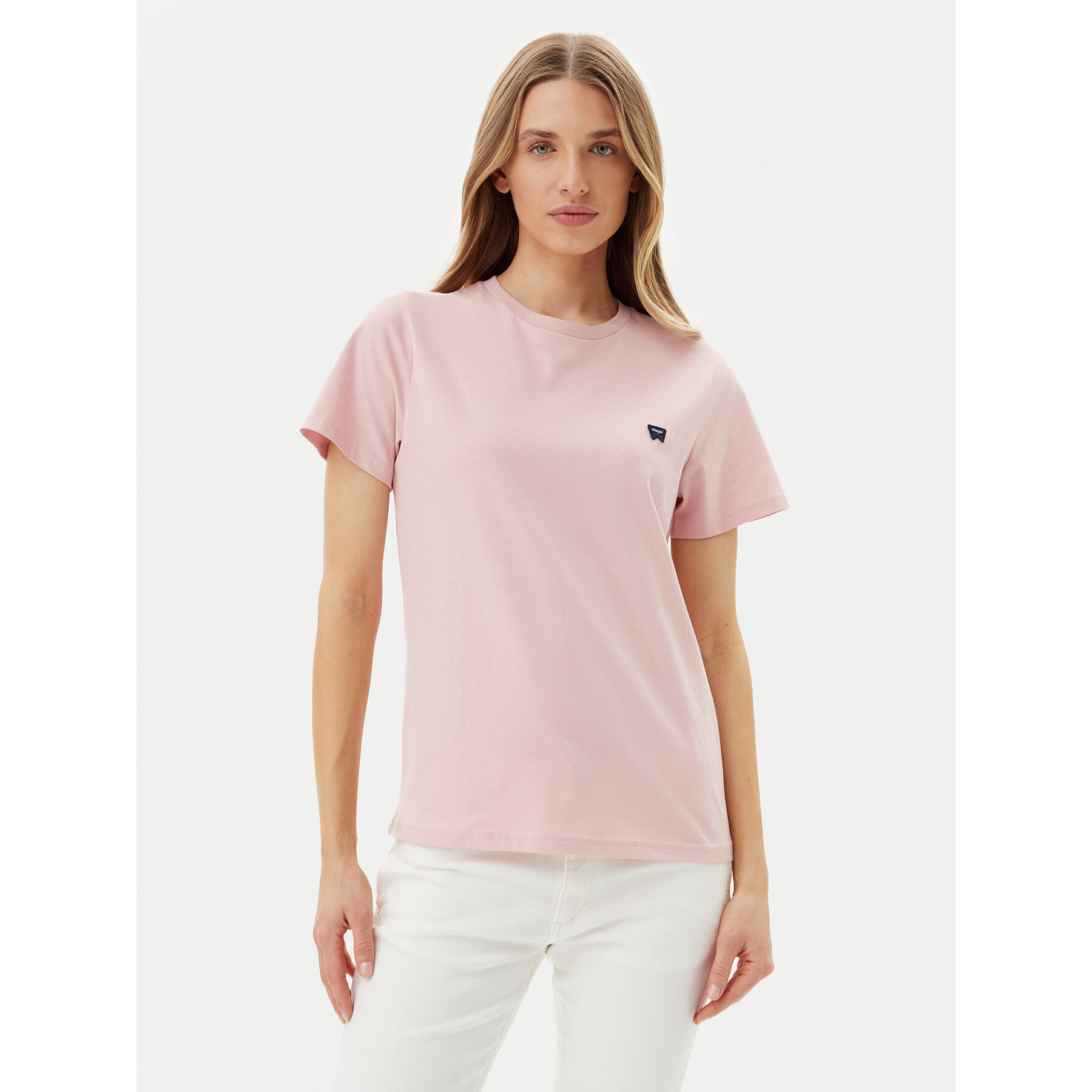 Wrangler T-shirt 112362576 Rosa Regular Fit