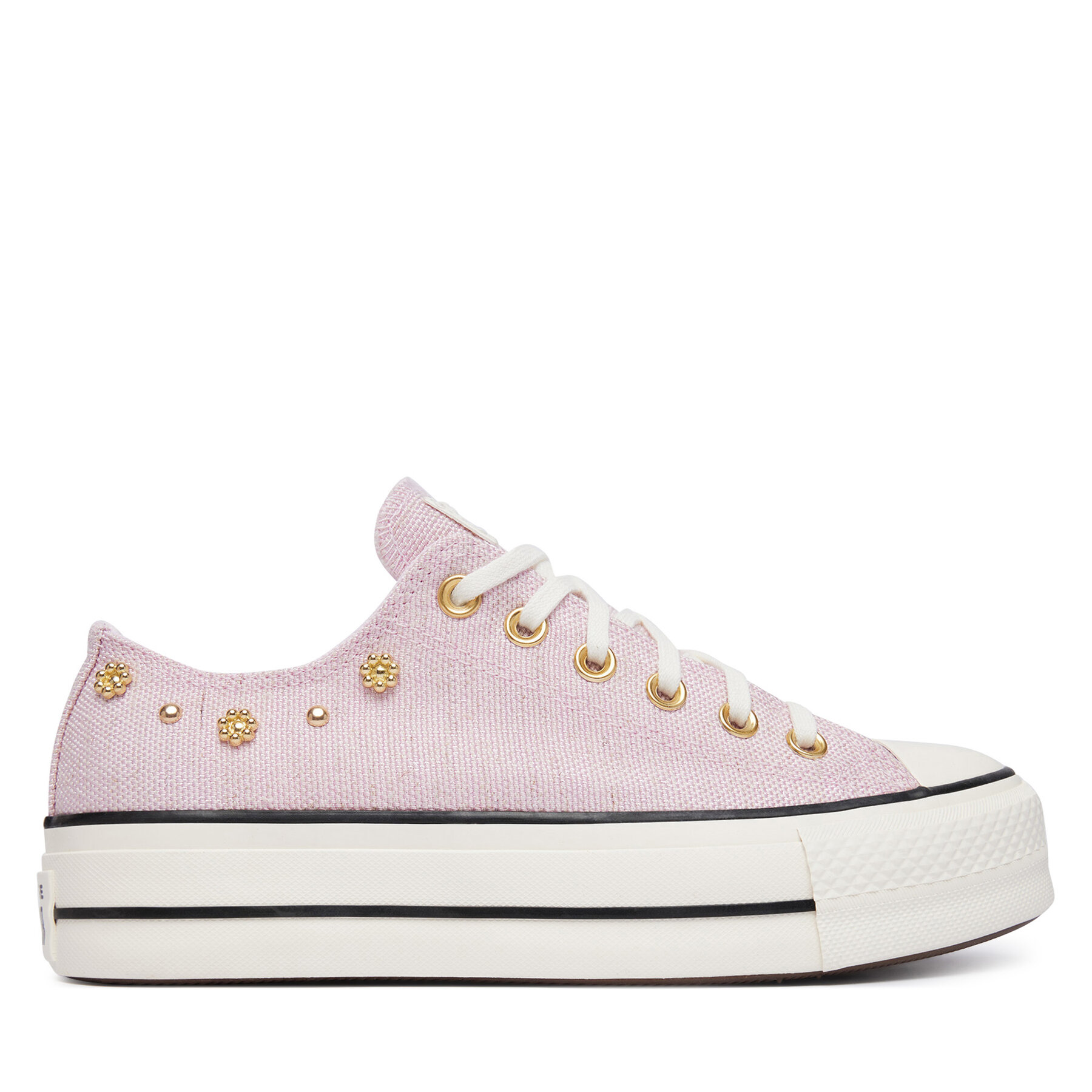 Teniși Converse Chuck Taylor All Star Lift Platform Heathered Glam​ A17595C Roz