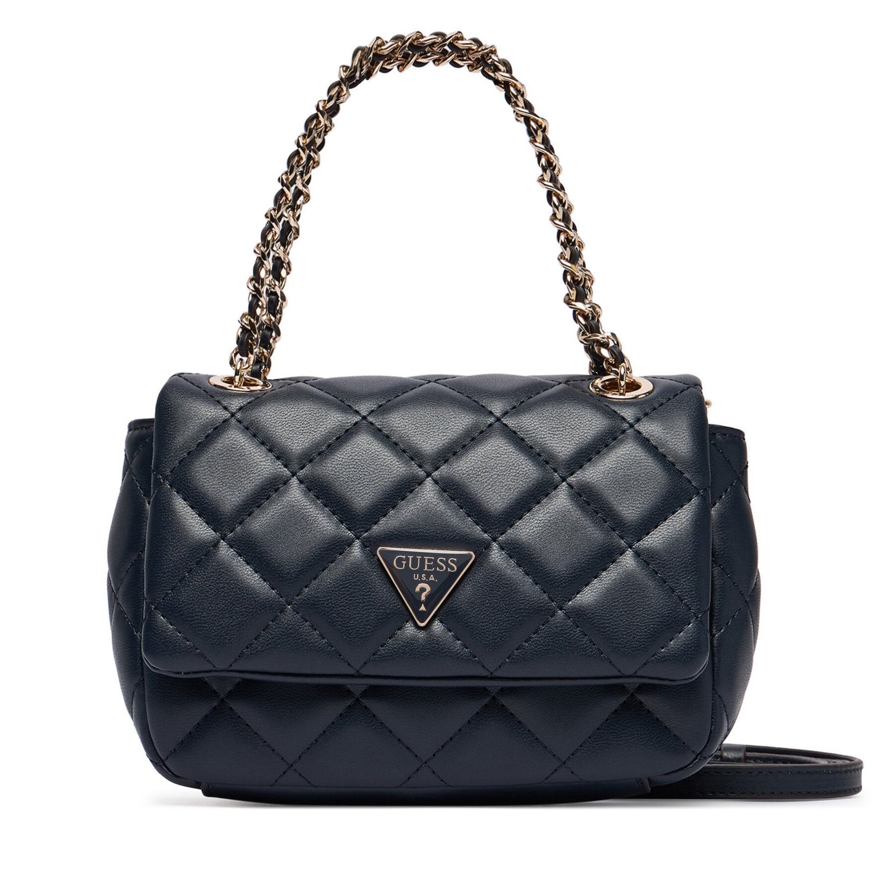 Дамска чанта Guess Juliet Mini HWQG24 56740 Тъмносин