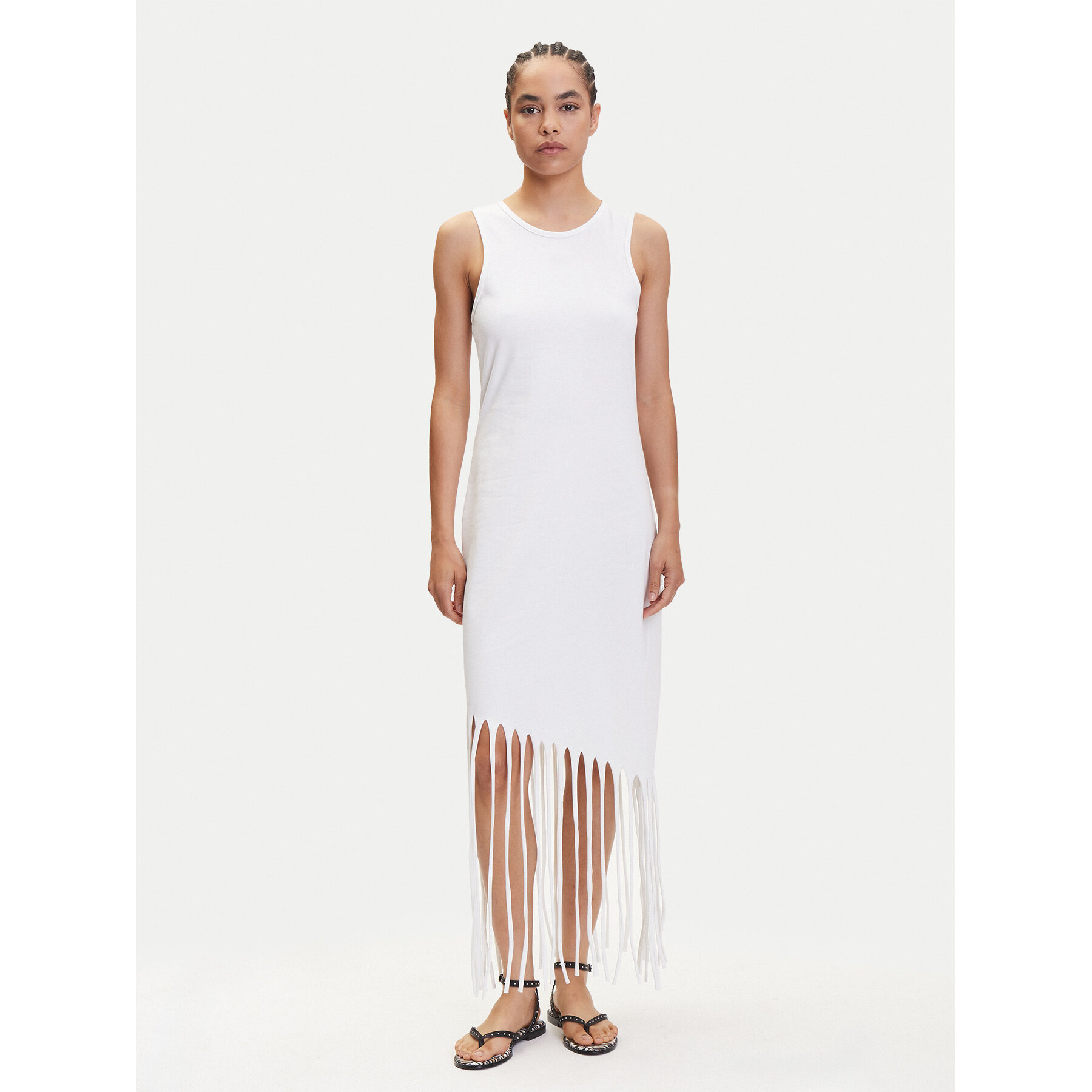 ONLY Kleid für den Alltag Zinna 15325497 Weiß Regular Fit