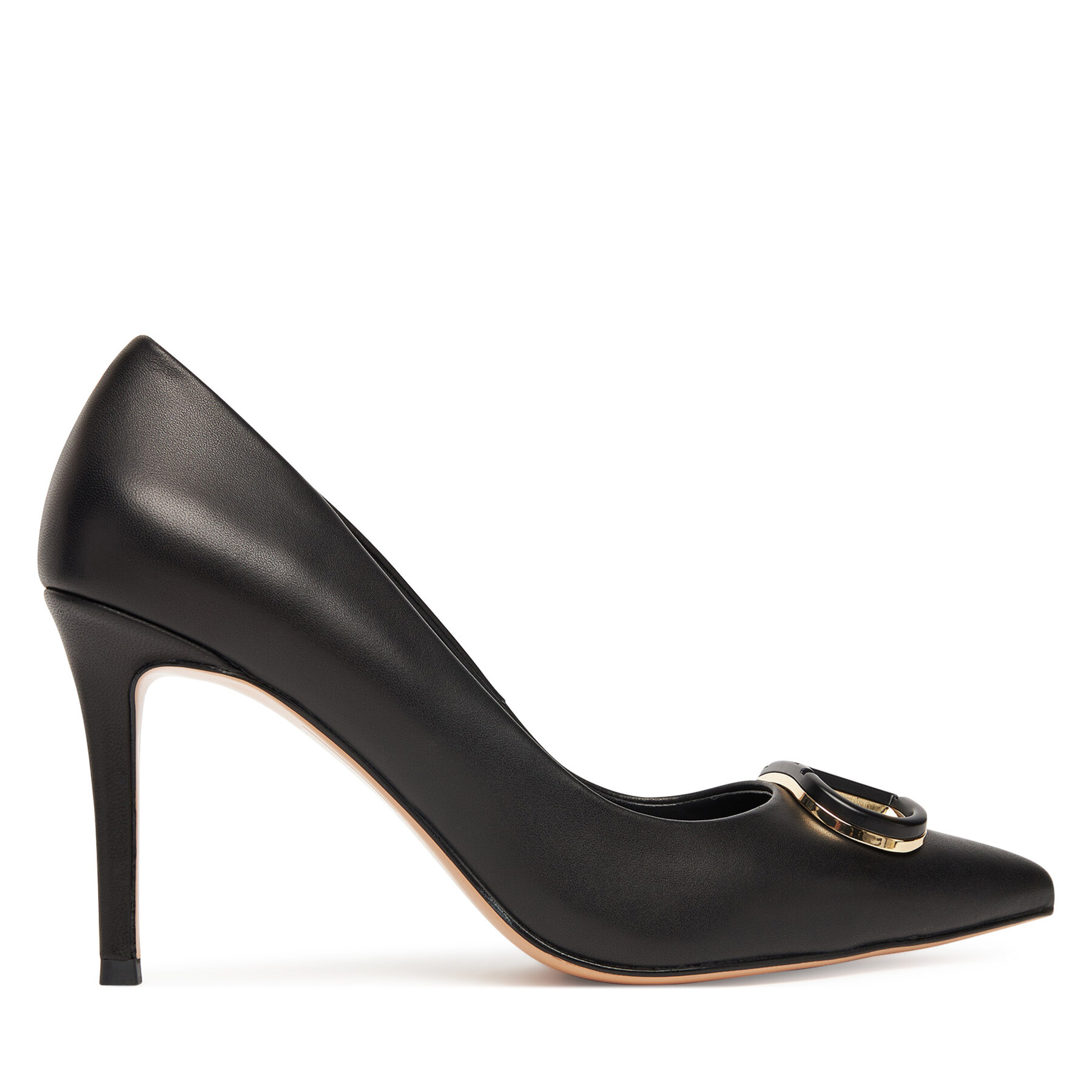 Pantofi cu toc subțire TWINSET 252TCP032 Negru