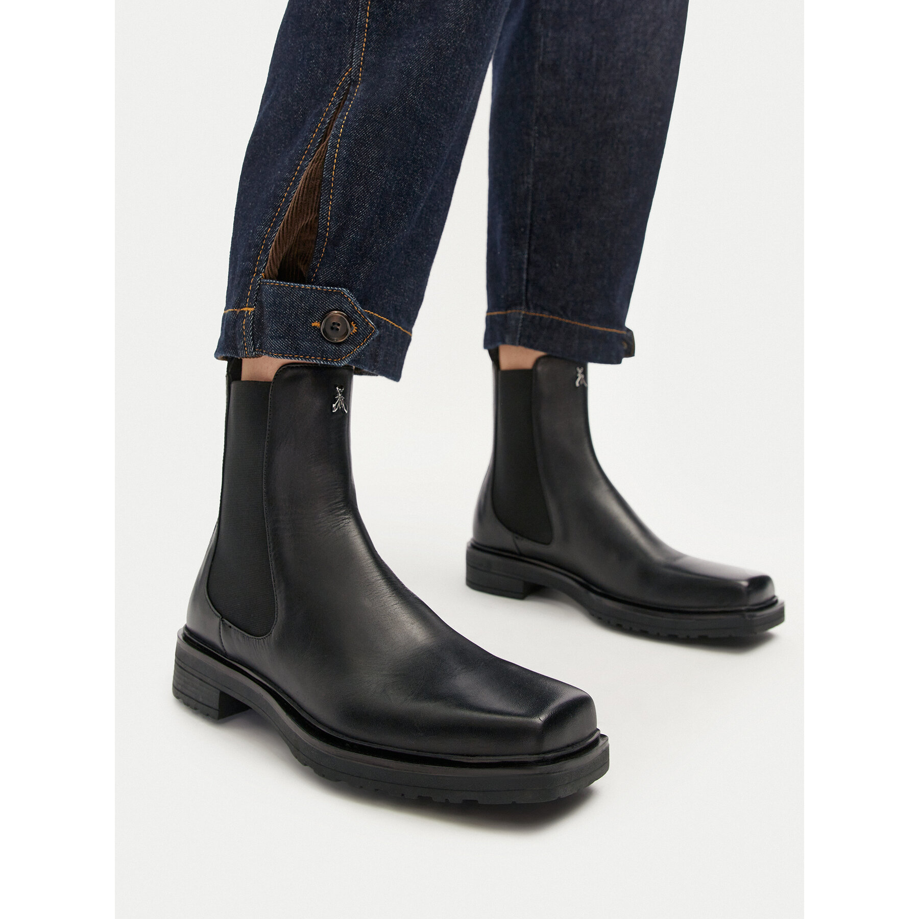 Chelsea cipele Patrizia Pepe 8Y0095/L078-K103 Crna