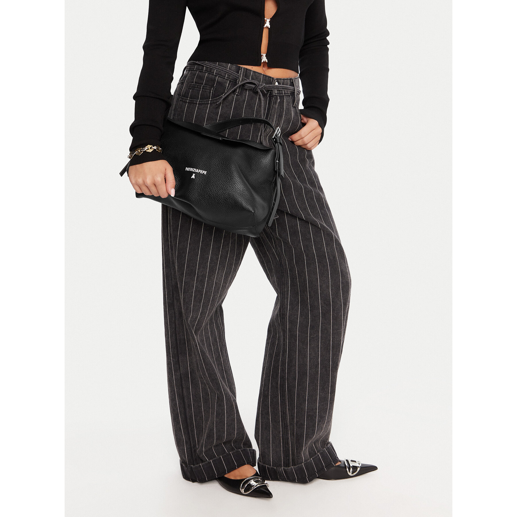 Geantă Patrizia Pepe 8B0256/L148-K103 Negru