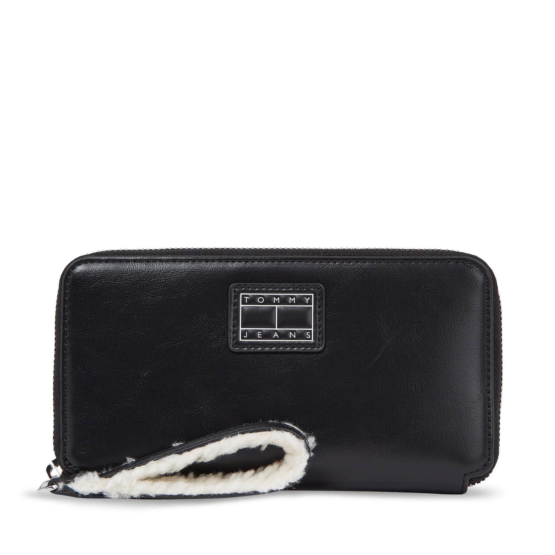 Damen Geldbörse Tommy Jeans AW0AW15653 Schwarz, Größe 00