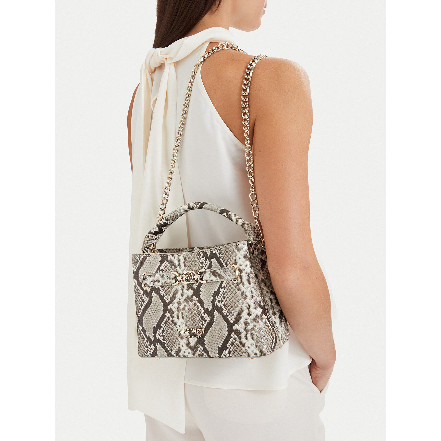 Torbica Nine West EO-CITY GRACE-LDA9420 SNAKE Siva