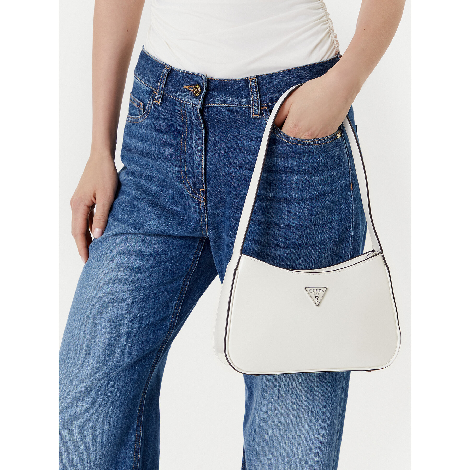 Дамска чанта Guess Arnela HWNY94 96170 Бял