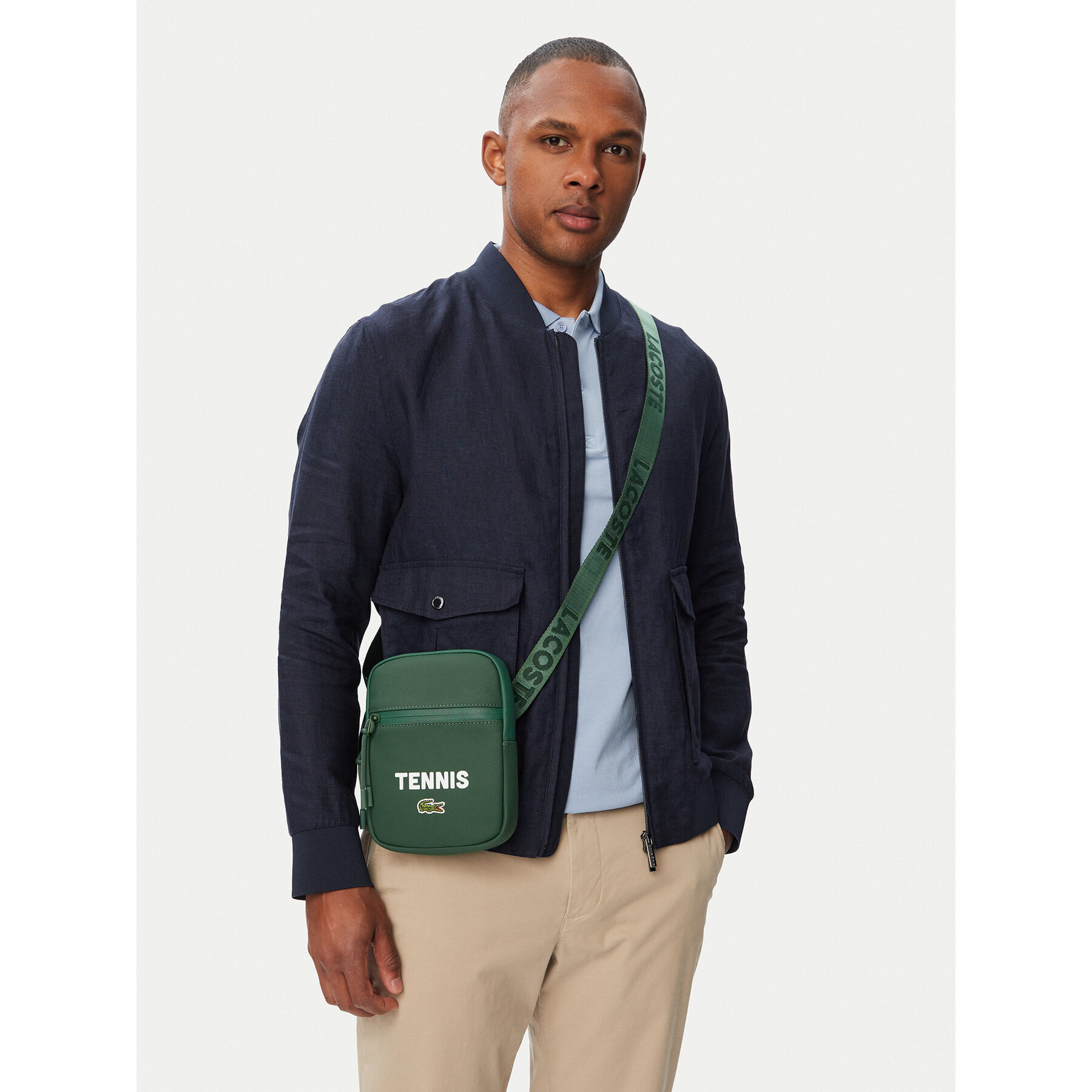 Мъжка чантичка Lacoste NH5289TX Зелен