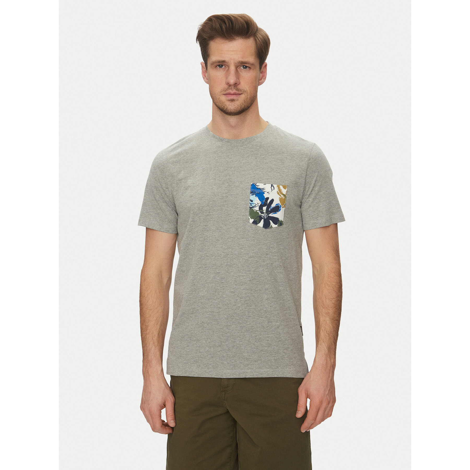 Blend T-shirt 20718297 Grigio Regular Fit