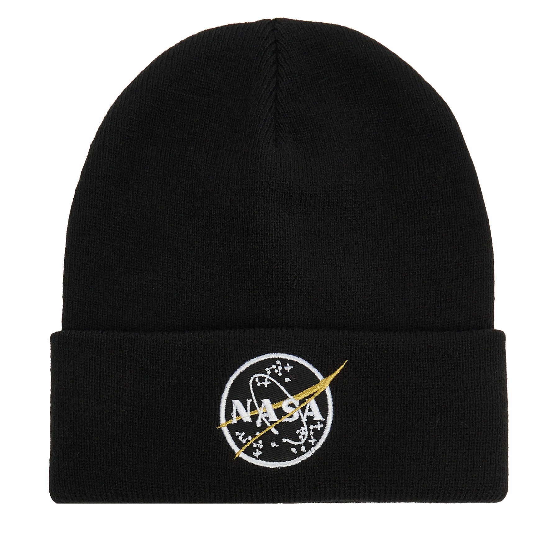 Čiapka Alpha Industries Nasa Beanie 198948 Čierna