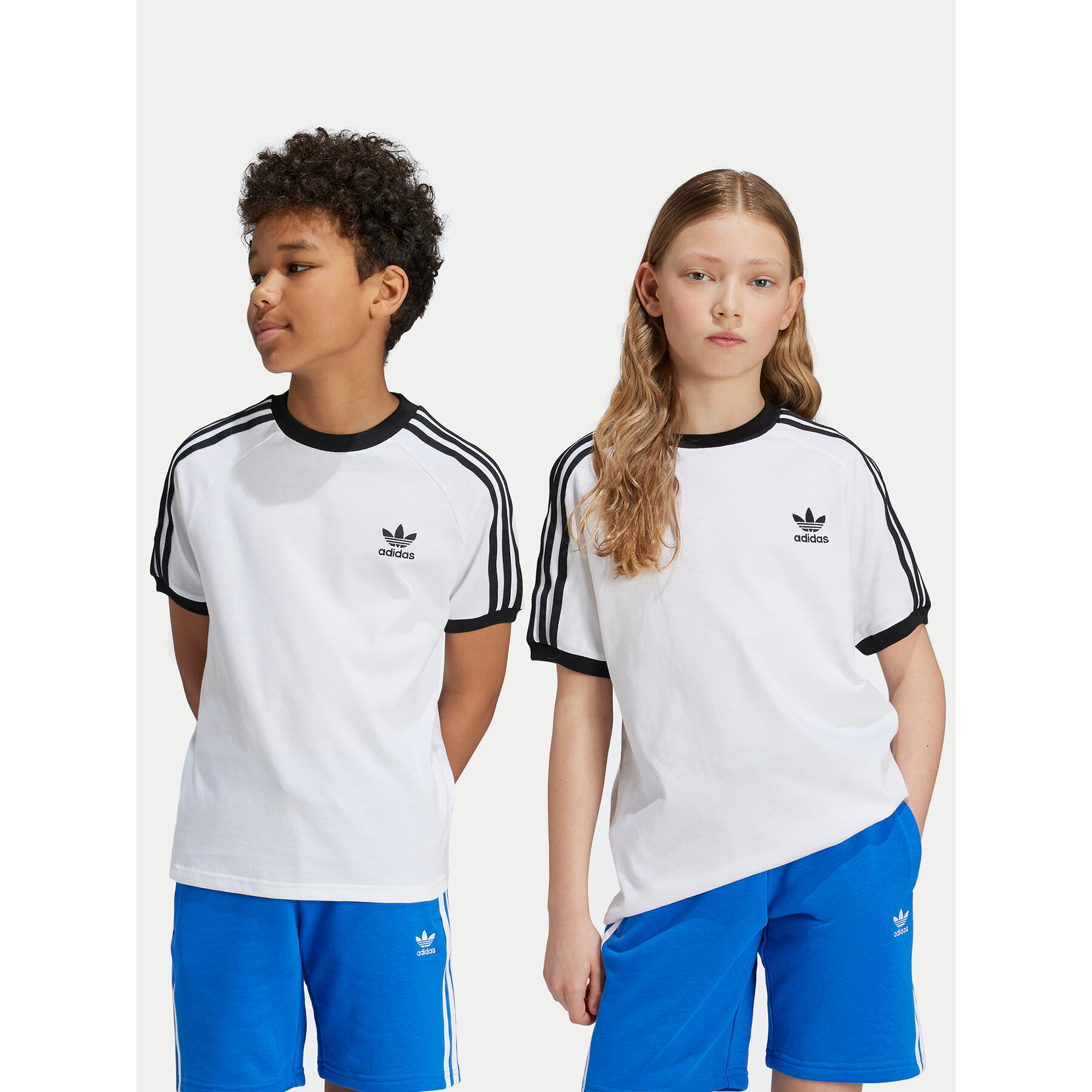 adidas T-Shirt 3-Stripes JE0515 Λευκό Regular Fit