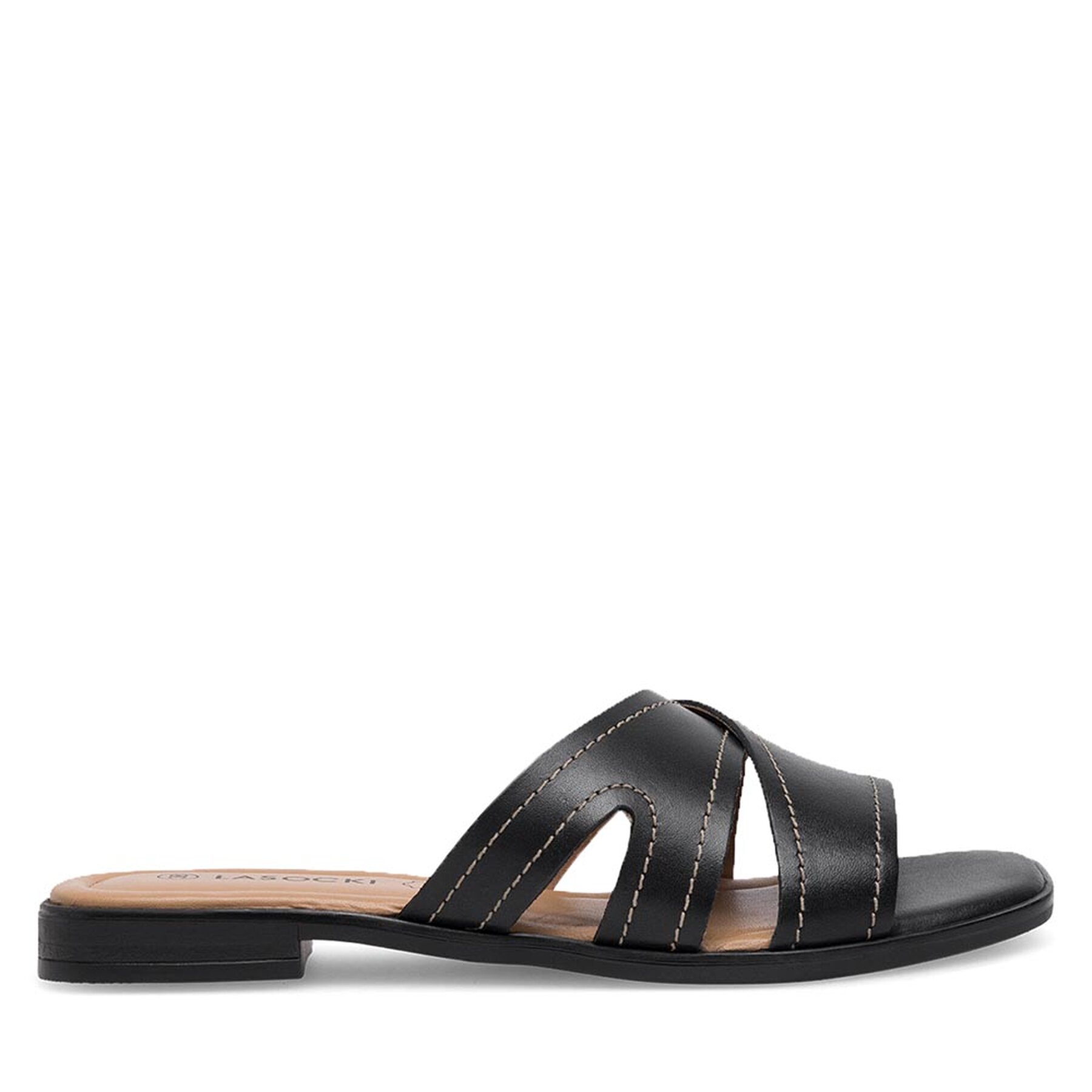 Donna Ciabatte Lasocki, Taglia 36, Nero, WI16-MENA-12, taglia : 36