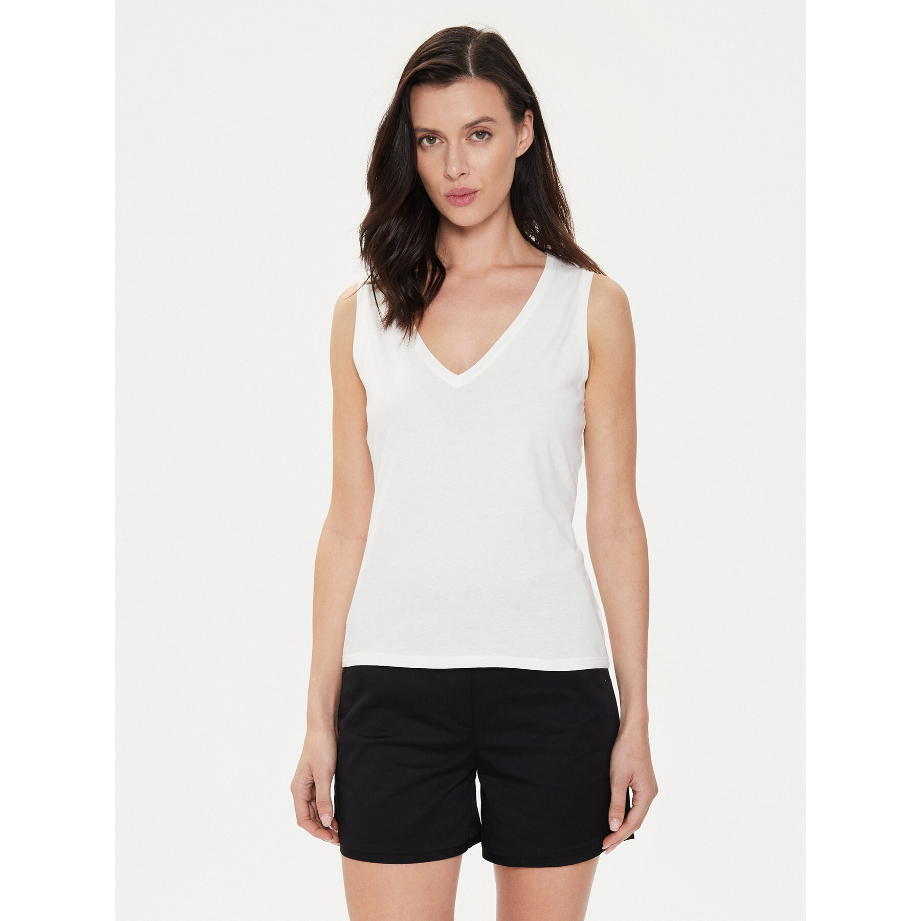 Sisley Top 3I1XLH00S Bianco Regular Fit