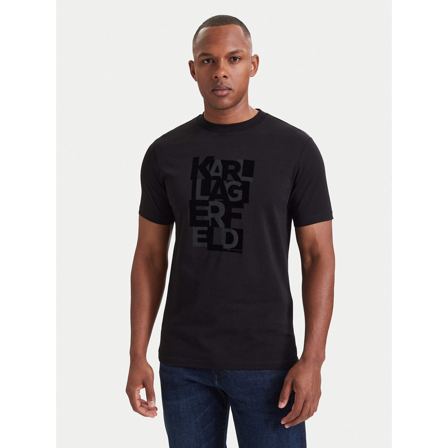 KARL LAGERFELD T-Shirt 755042 564235 Schwarz Regular Fit