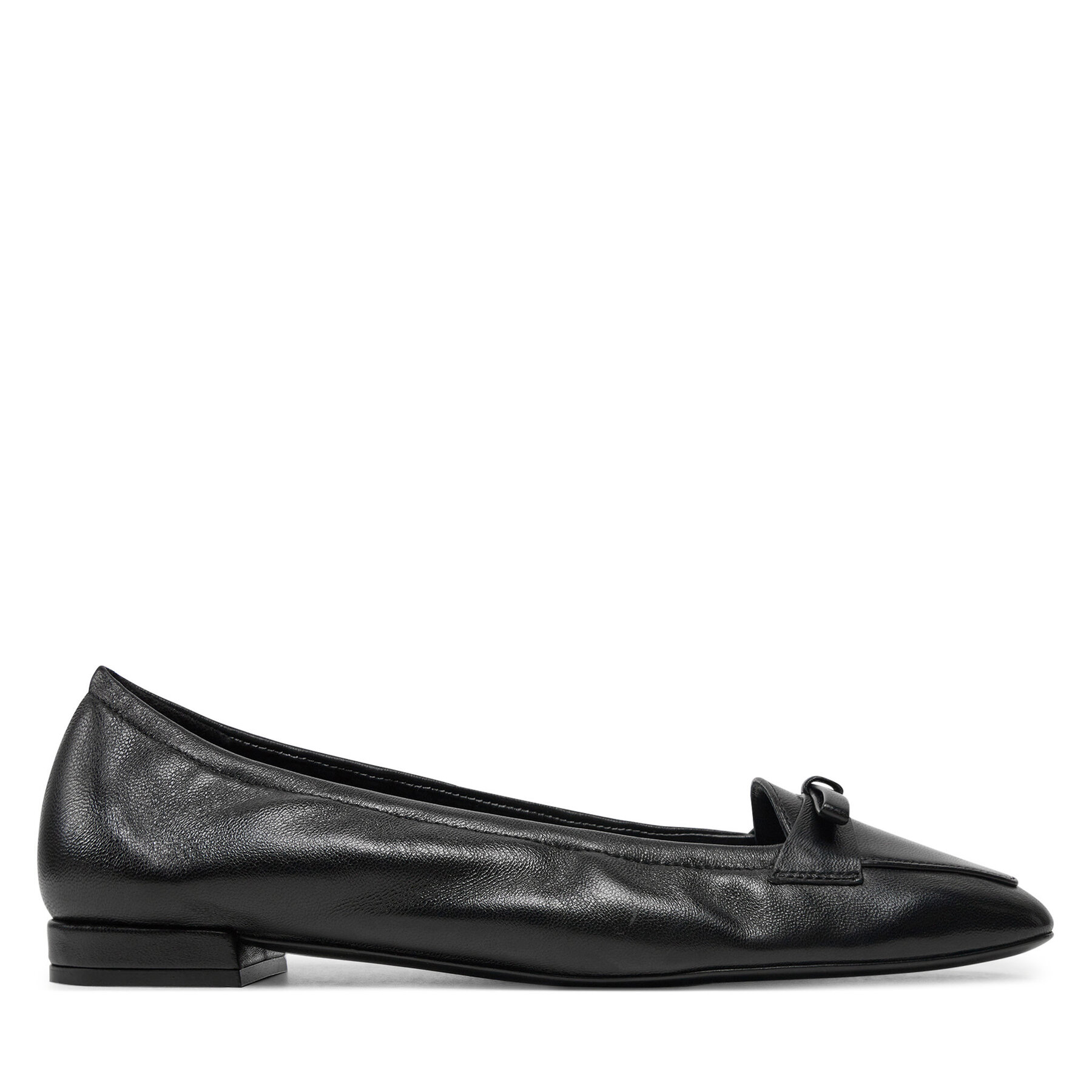 Balerina Stuart Weitzman Tully Loafer SI484 Fekete