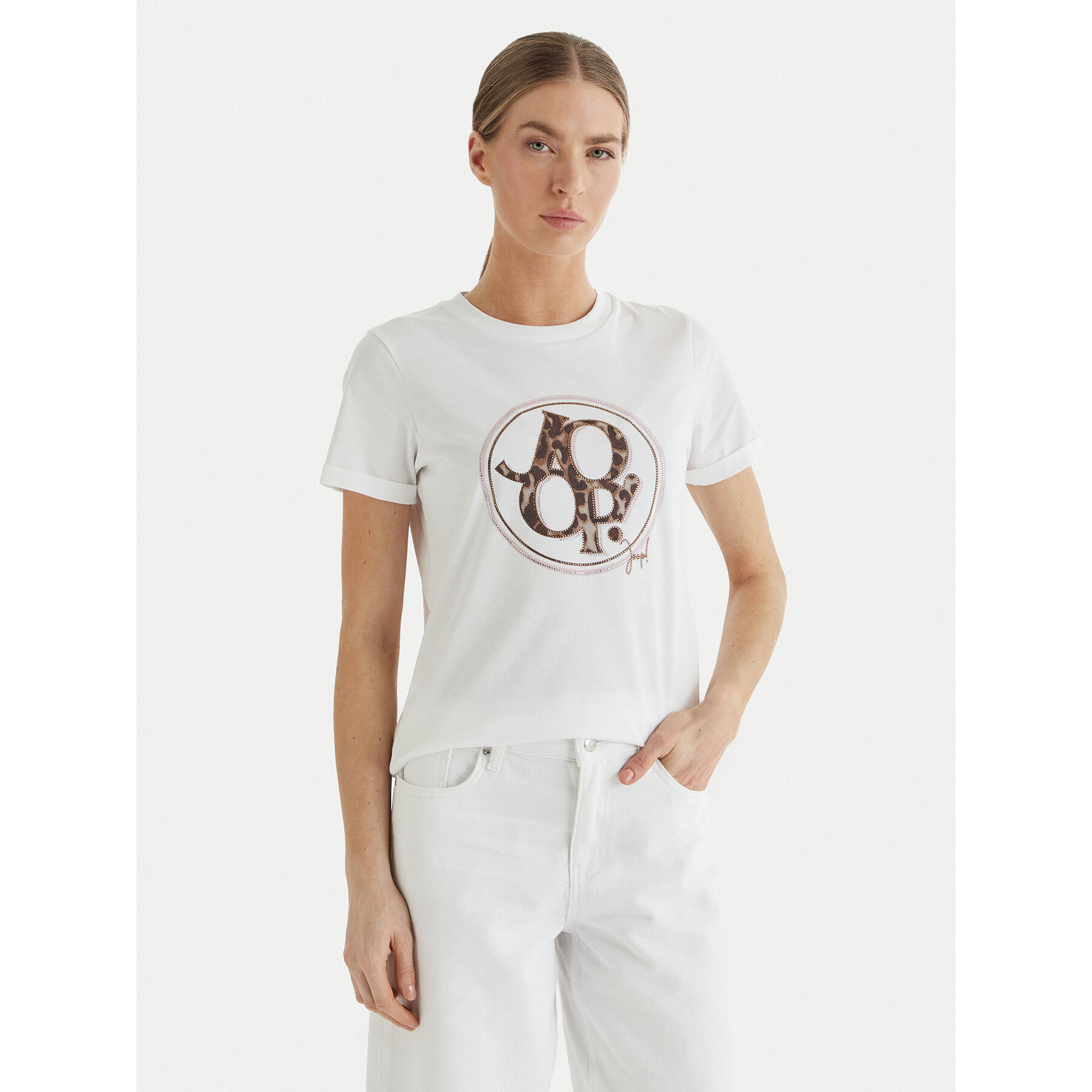 JOOP! T-Shirt Tova 30102423 Weiß Regular Fit