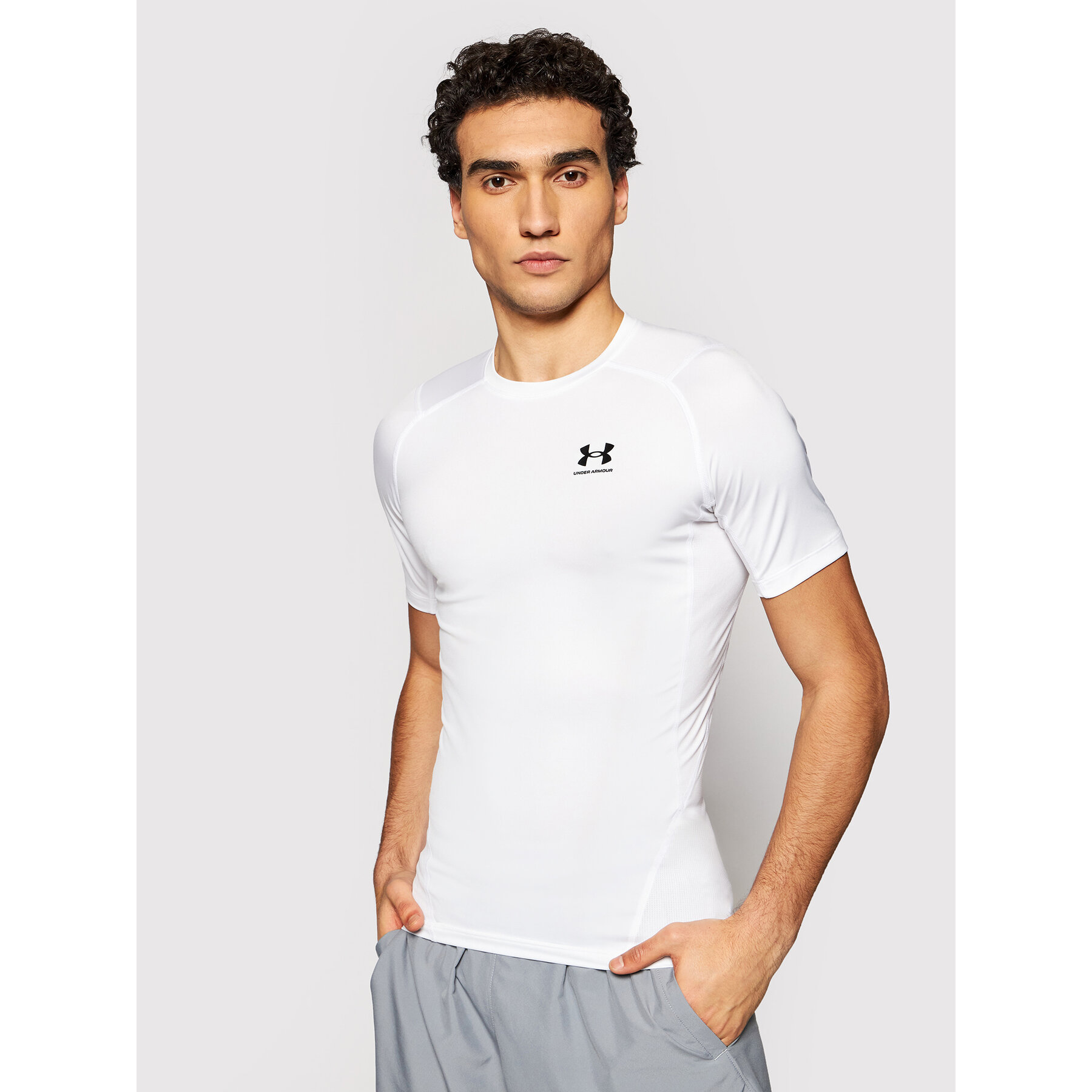 Under Armour Technisches T-Shirt Ua HeatGear® Armour 1361518 Weiß Compression Fit
