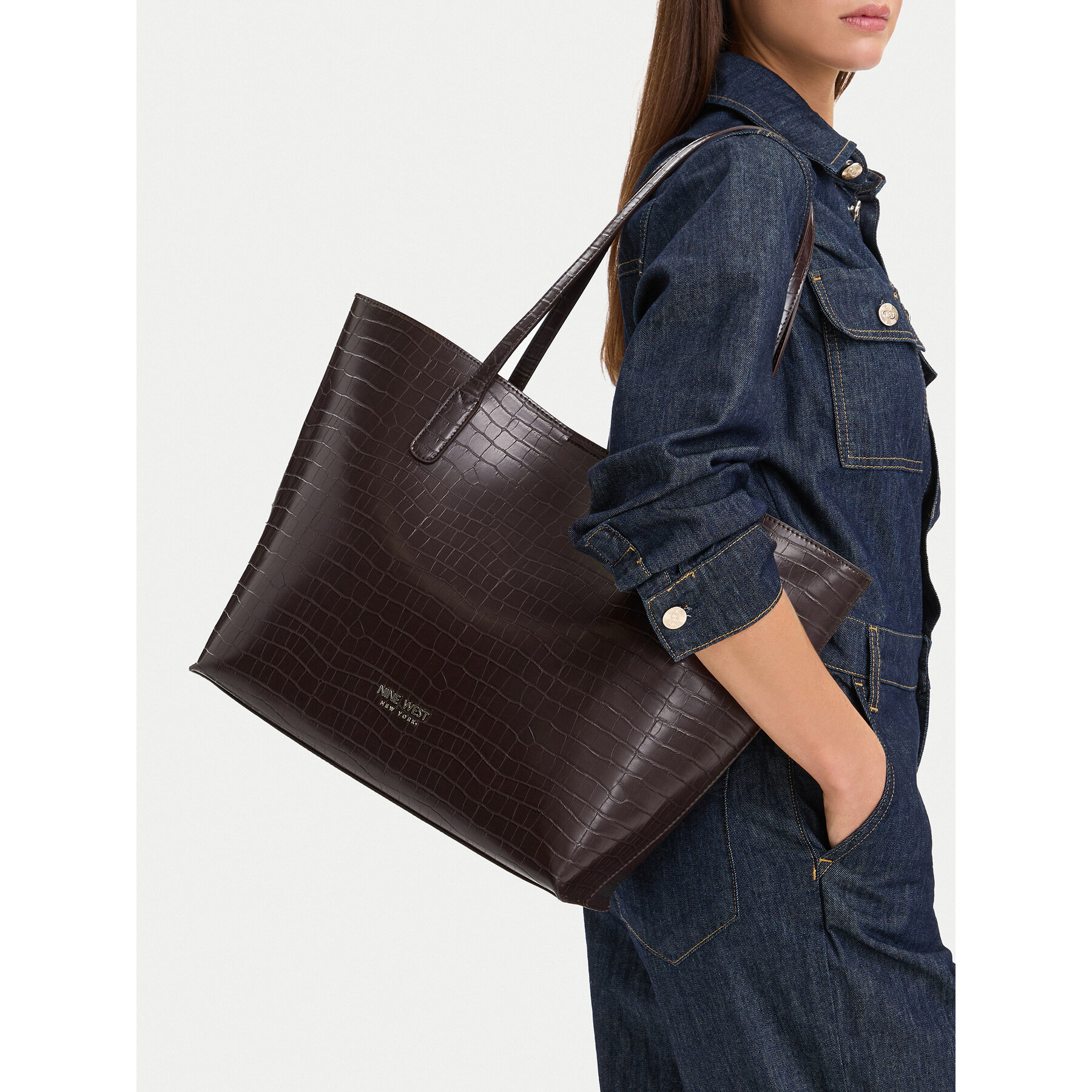Torbica Nine West CEO-GENTLE GLAM-LDA9920 Smeđa