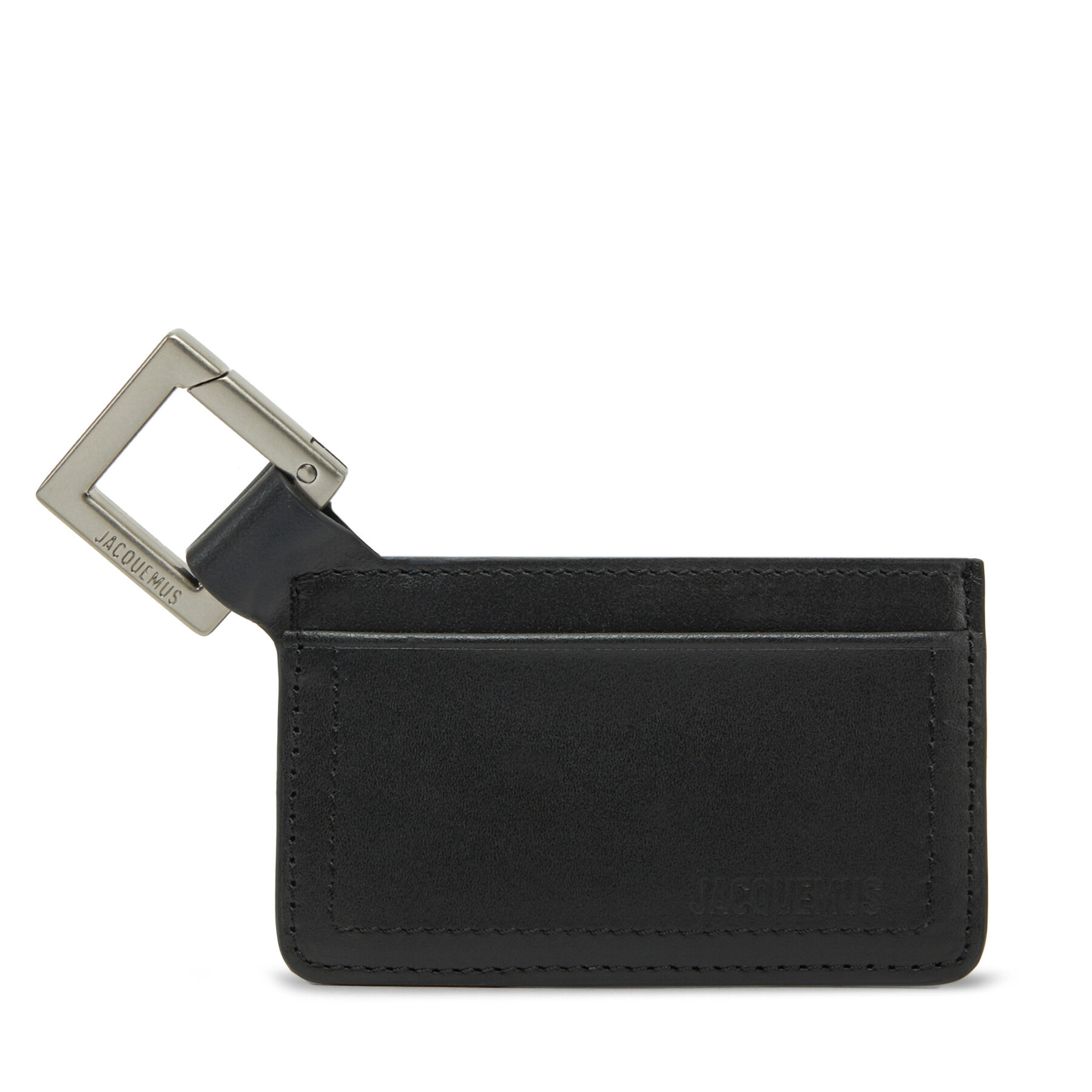 Puzdro na kreditné karty JACQUEMUS 24E245SL125 Čierna