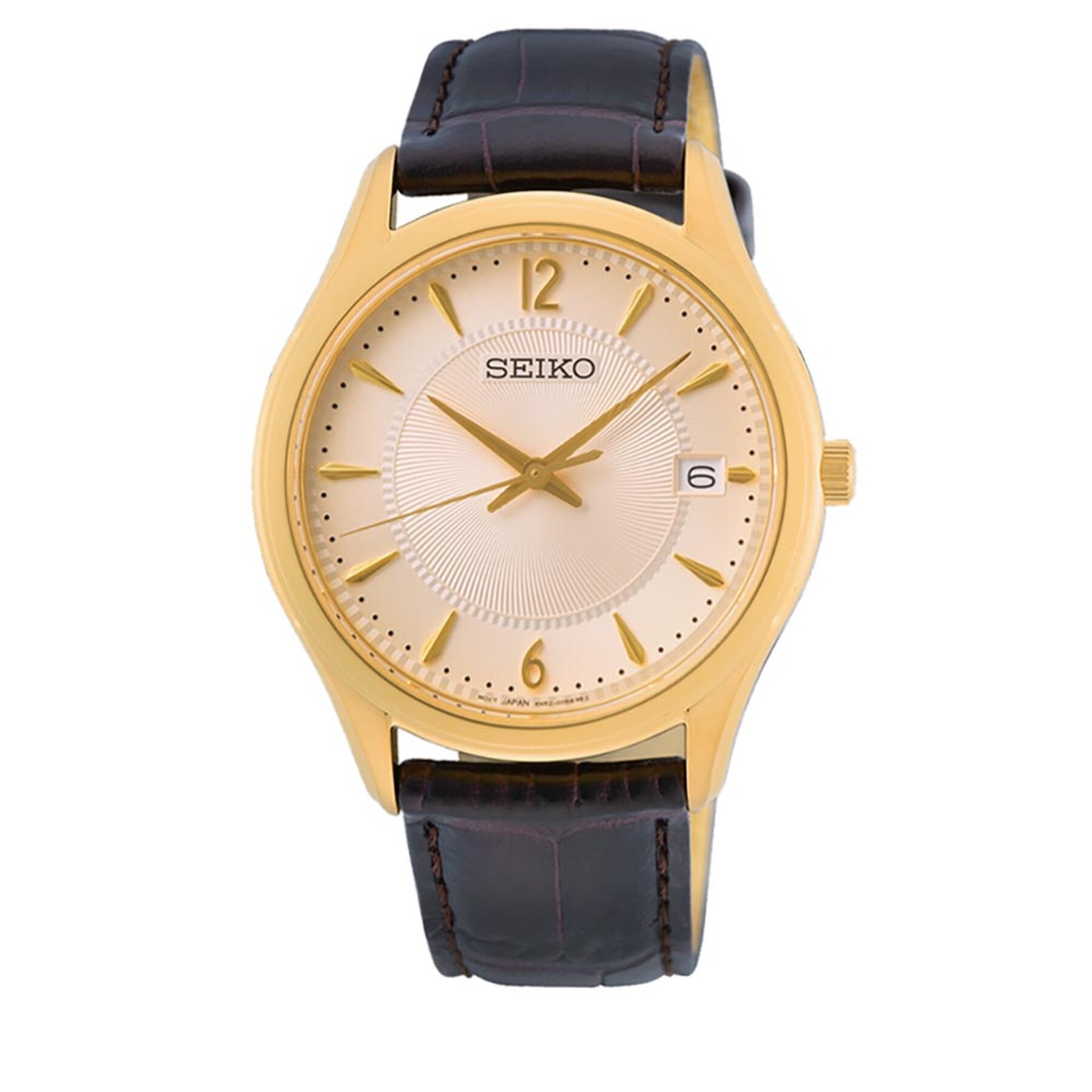 

Годинник Seiko SUR472P1 Gold/Brown, Золотий