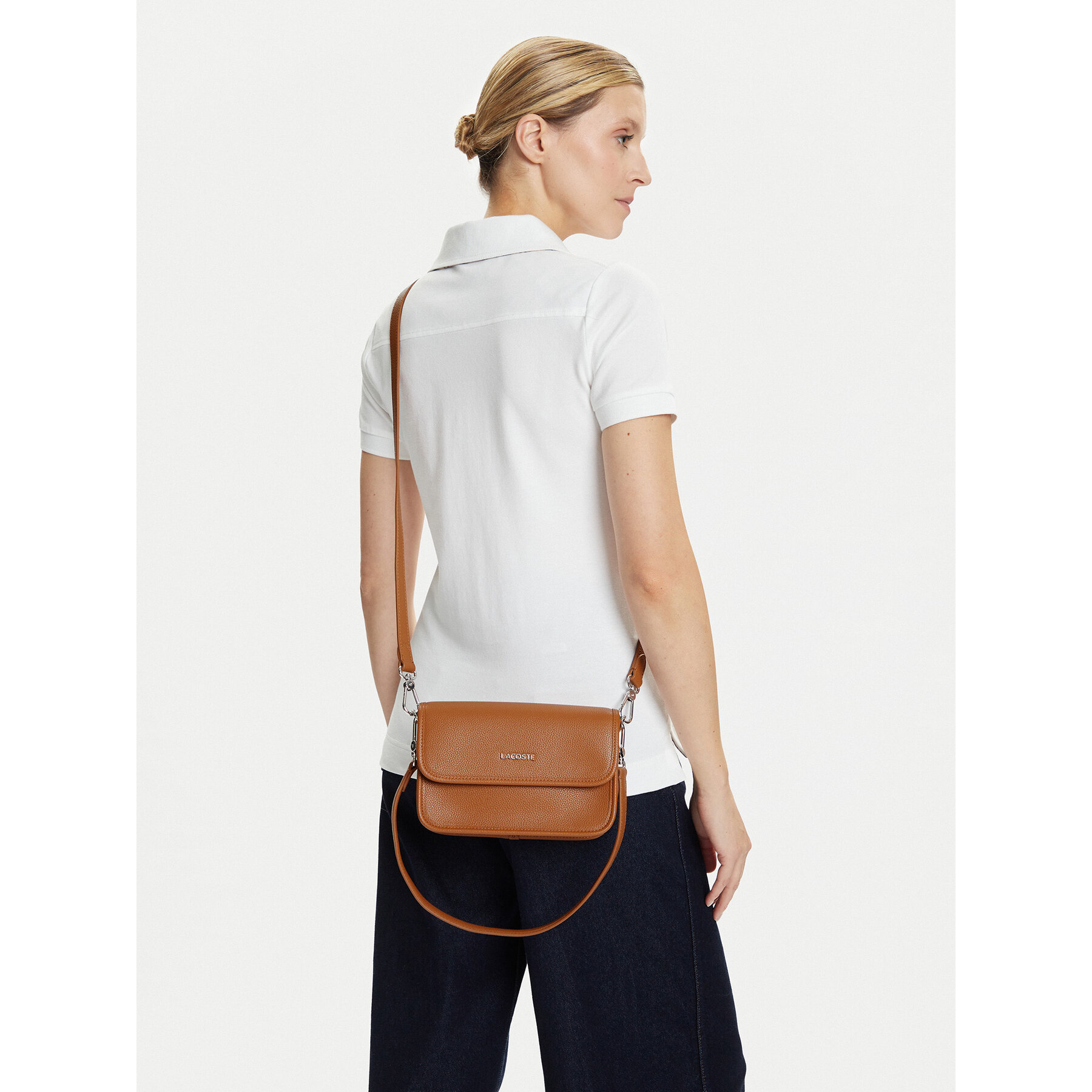 Torbica Lacoste NF5147EG Smeđa