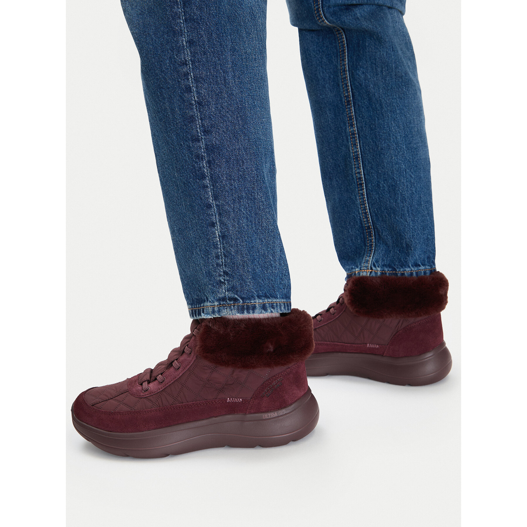 Μποτίνια Skechers On-The-Go Encore - Cozy Fit Maisie 144844 Μπορντό