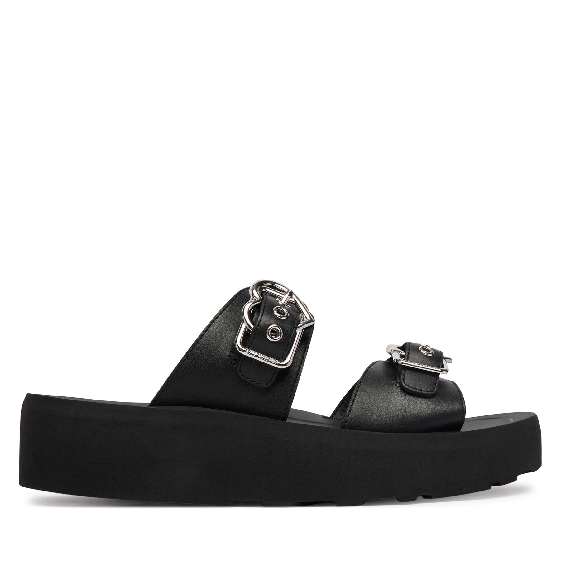 Чехли LOVE MOSCHINO JA28274I0OIA0000 Черен