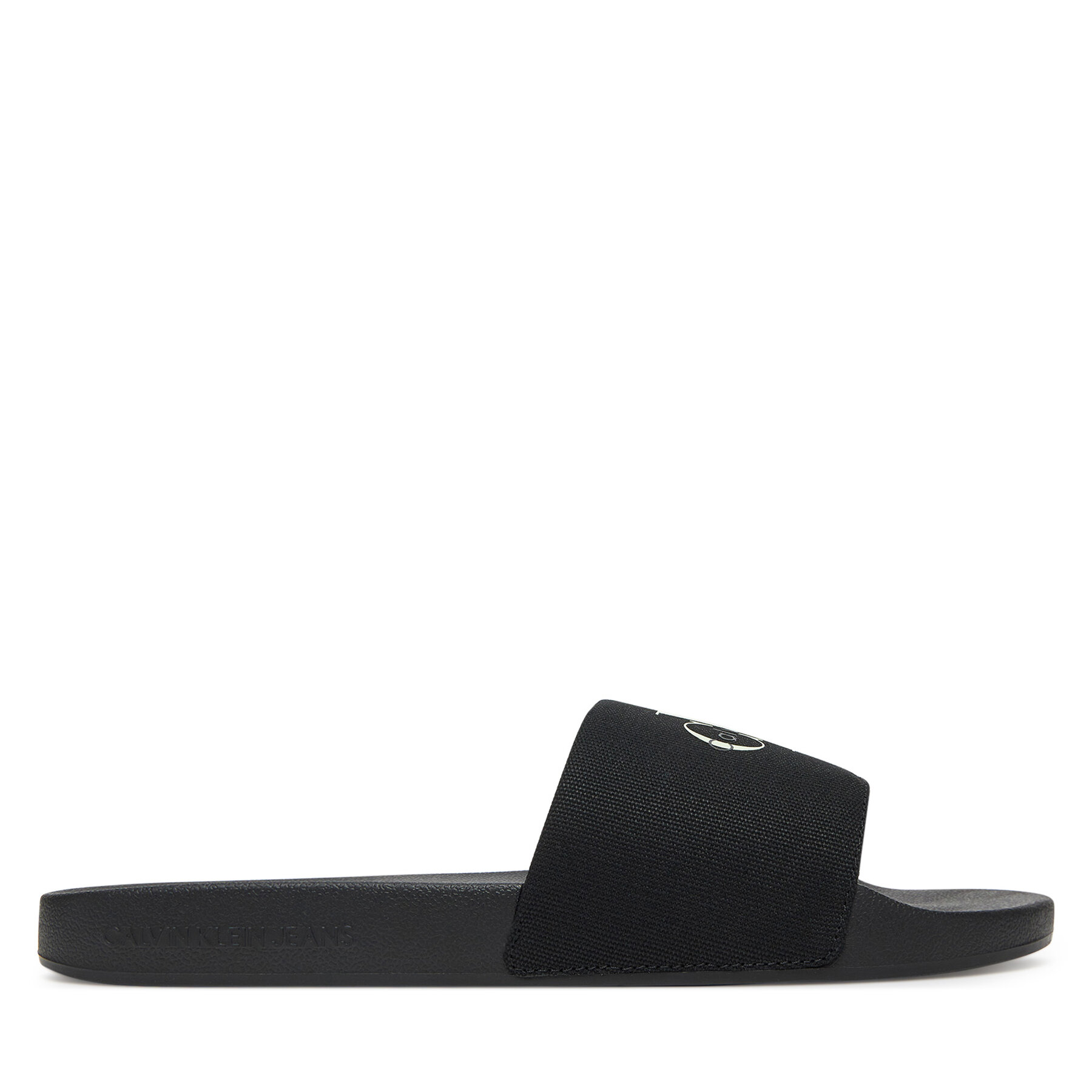 Męskie Klapki Calvin Klein Jeans, Rozmiar 40 Czarny Slide Monologo Cv YM0YM01367