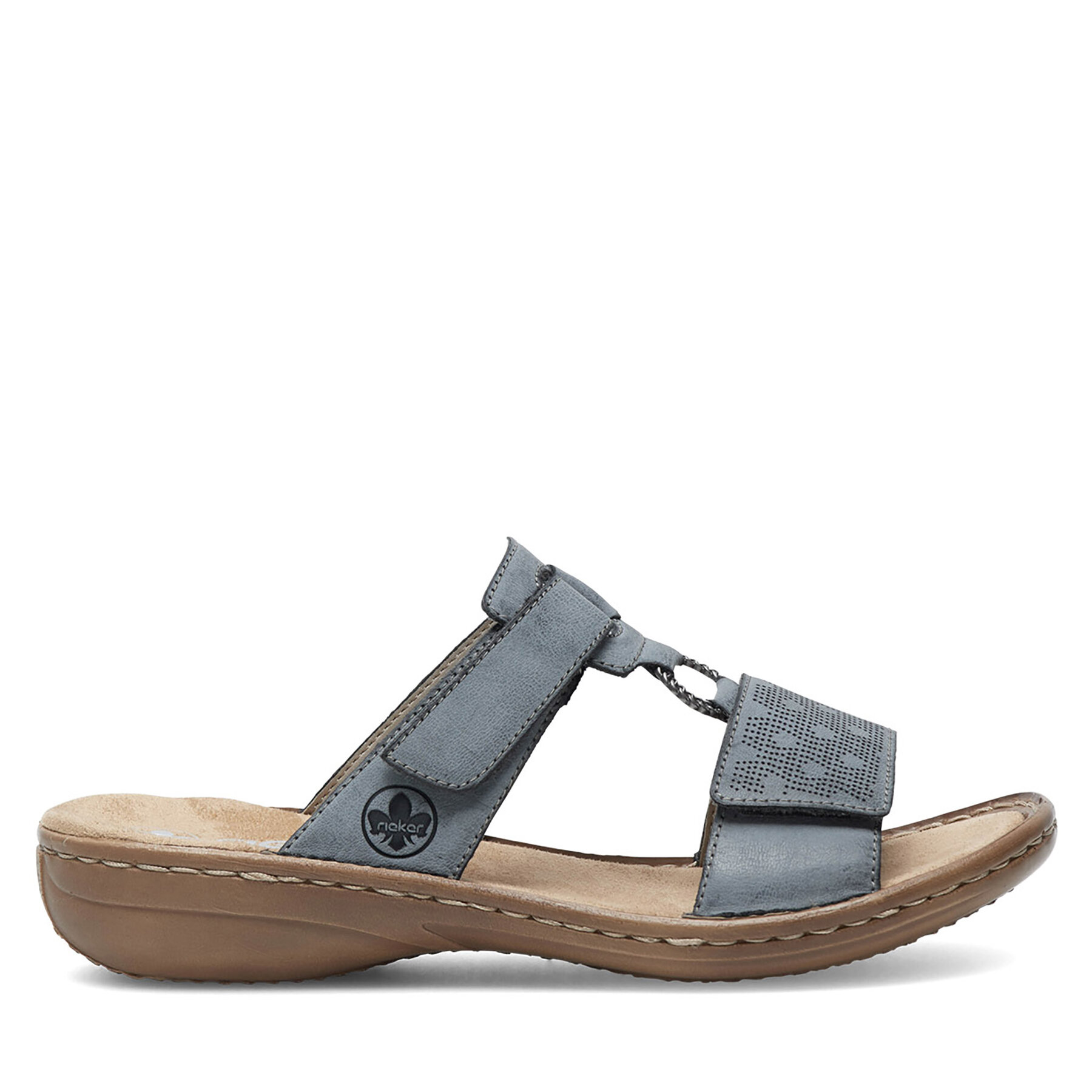 Šľapky Rieker 60885-12 Modrá