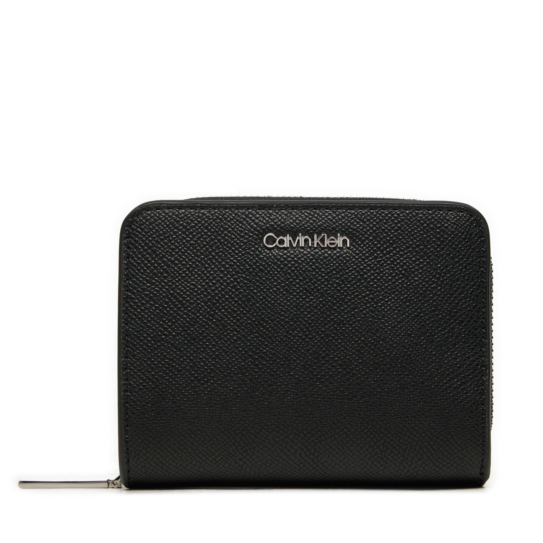 Calvin Klein Μικρό Πορτοφόλι Γυναικείο Calvin Klein Ck Must Md Zip Around_Caviar K60K612831 Μαύρο