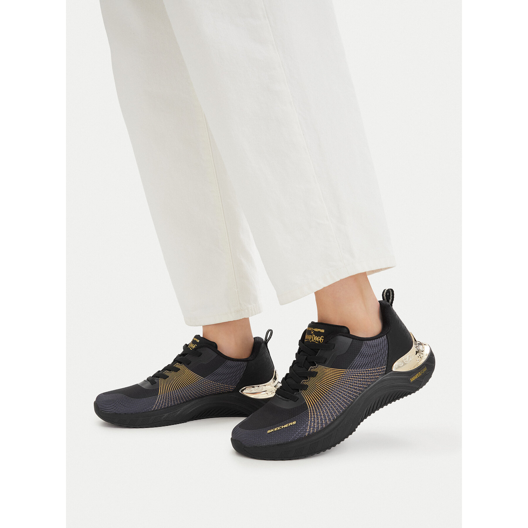 Сникърси Skechers Snoop Dogg: Snoop Ace - Cyber Walker 186025/BKGD Черен