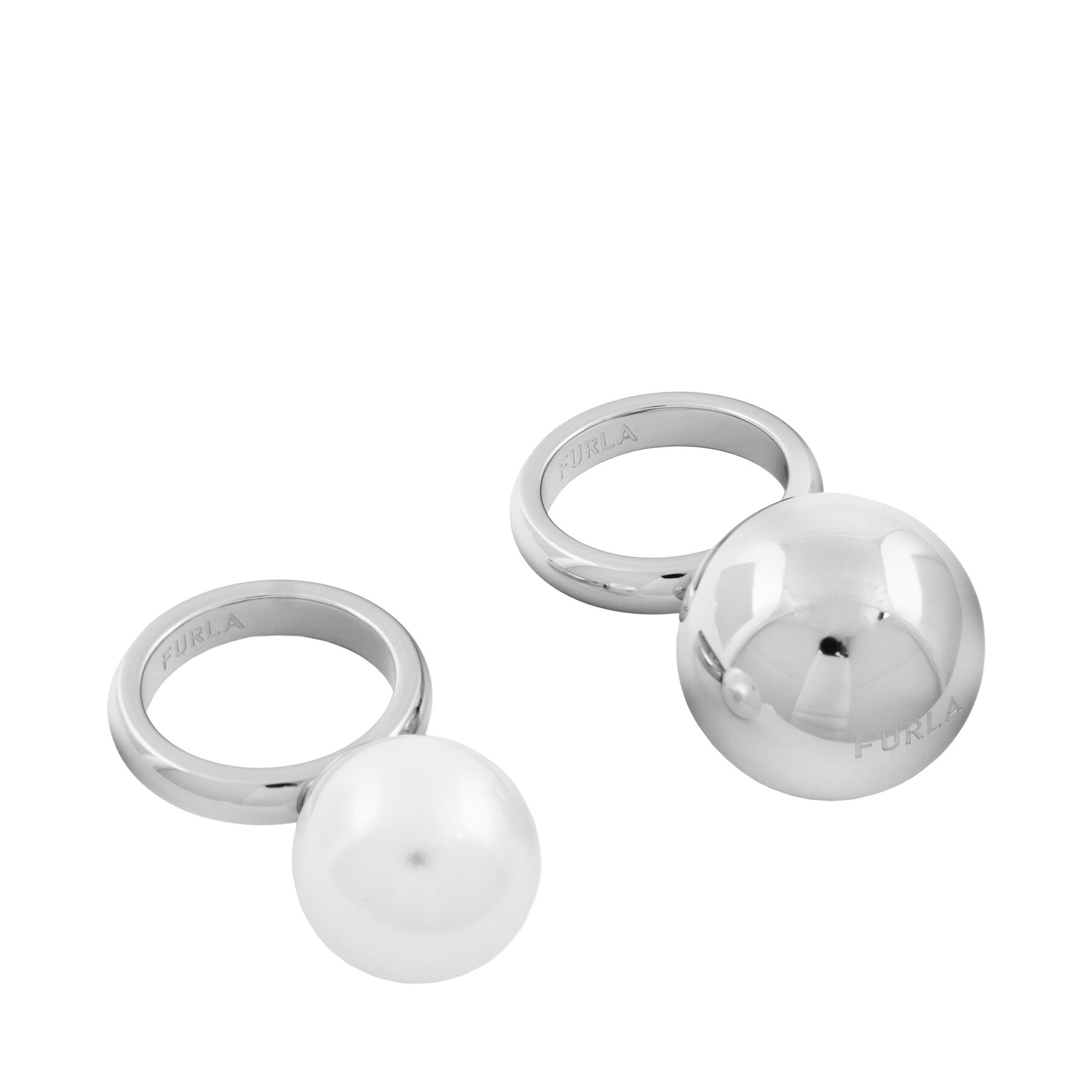 Set inele Furla Miasfera WJ00299-K22000-AR000-1-003-20-CN-S J Argintiu