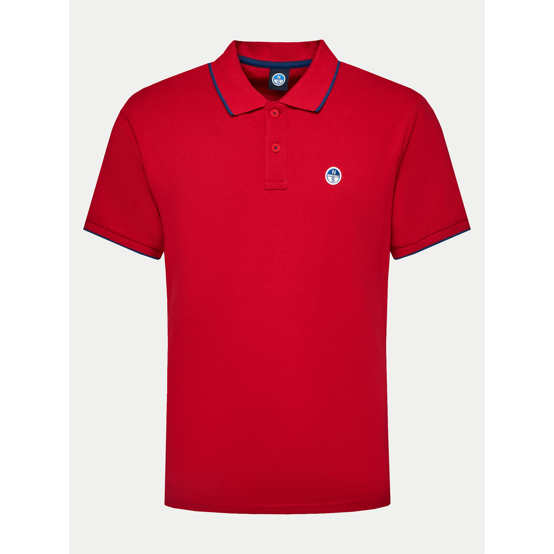 North Sails Polo 692452 Rosso Regular Fit