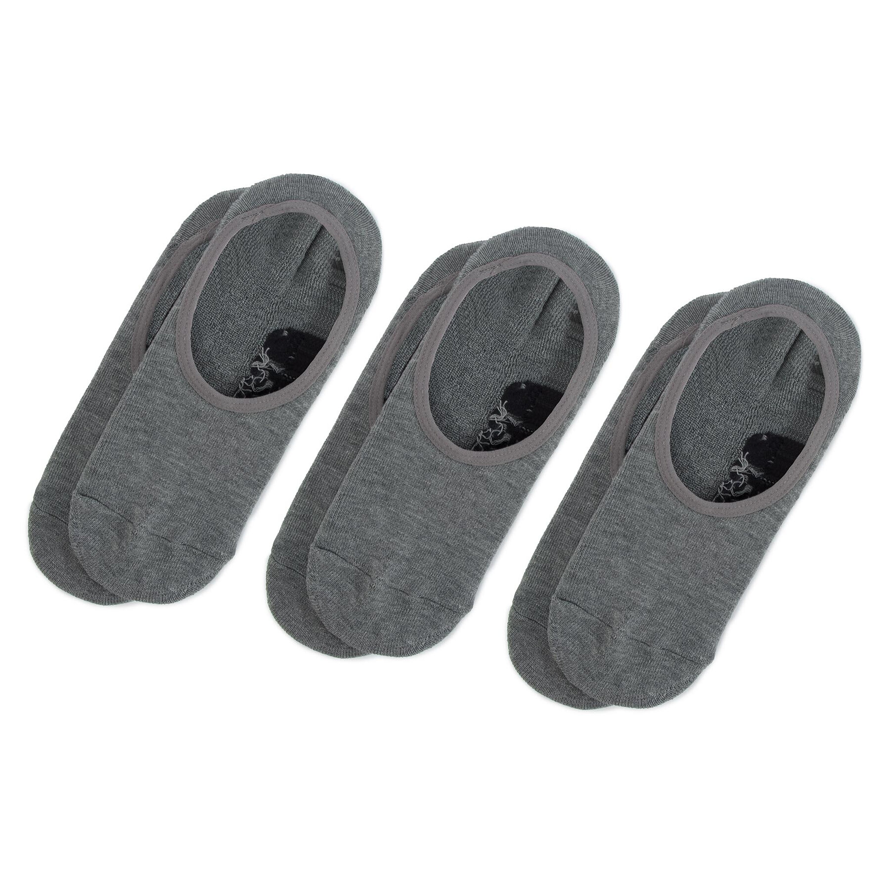 Lot de 3 paires de socquettes unisexe Vans Classic Super No Show VN000XS9HTG Gris