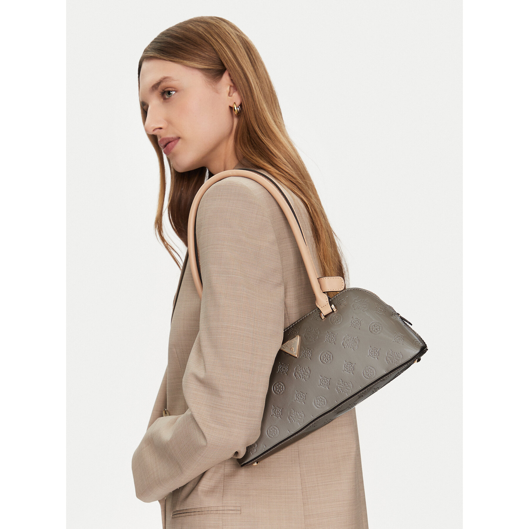 Дамска чанта Guess HWTV94 96080 Сребрист