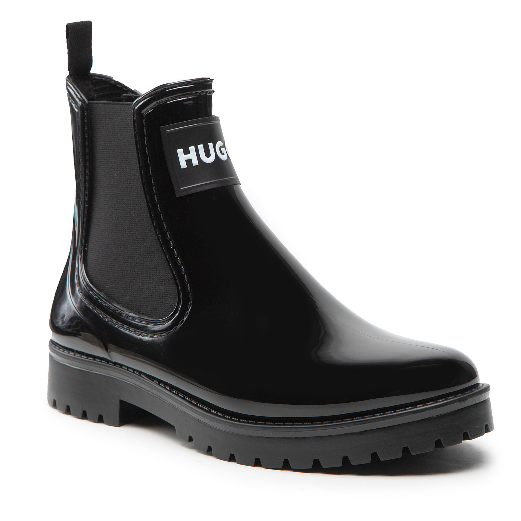 Gumijasti škornji Hugo Tabita Rain Bootie 50475480 10222177 01 Black 001